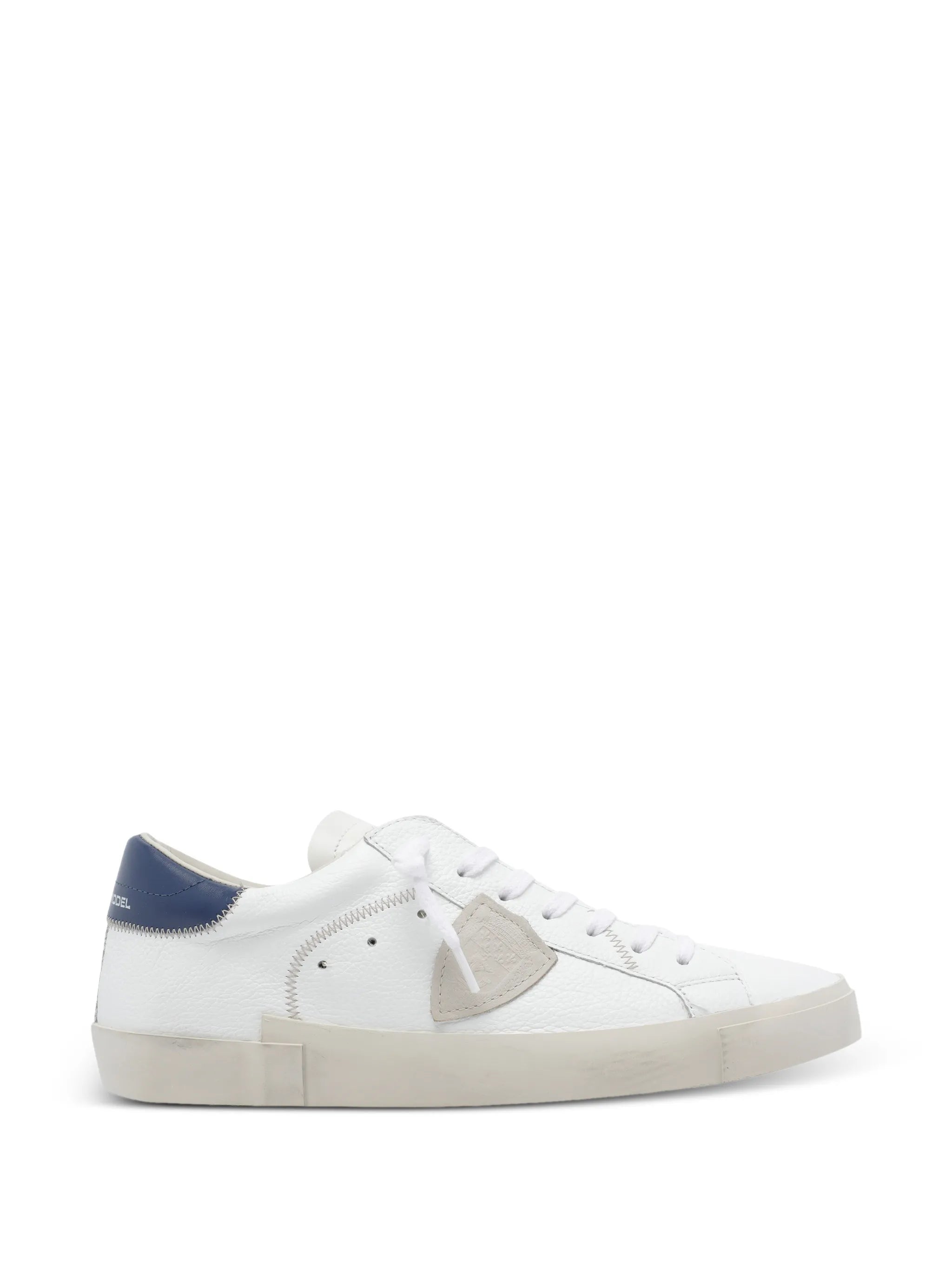 Philippe Model Philippe Model Prsx Logo Leather Sneakers