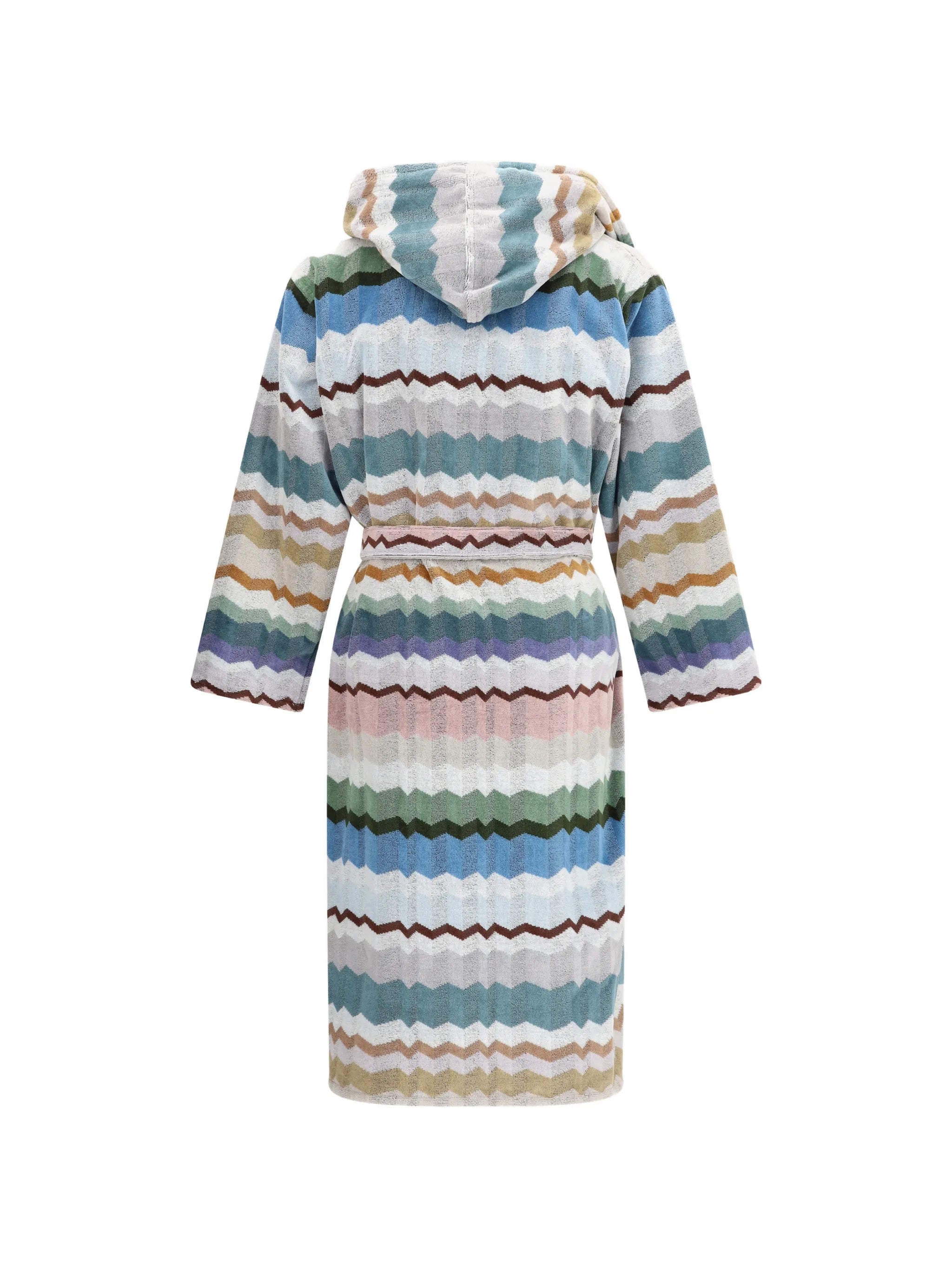 Missoni Home Missoni Home Eva Zigzag-pattern Hooded Bathrobe, view 2