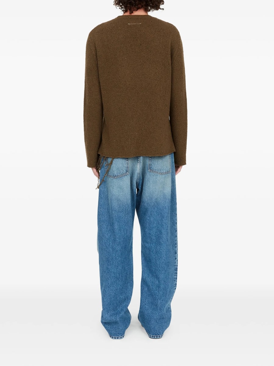 MM6 Maison Margiela Mm6 Maison Margiela Wool-blend Jumper, view 2