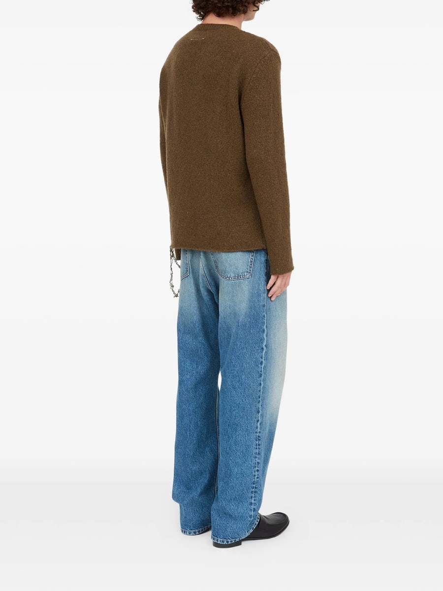 MM6 Maison Margiela Mm6 Maison Margiela Wool-blend Jumper, view 3