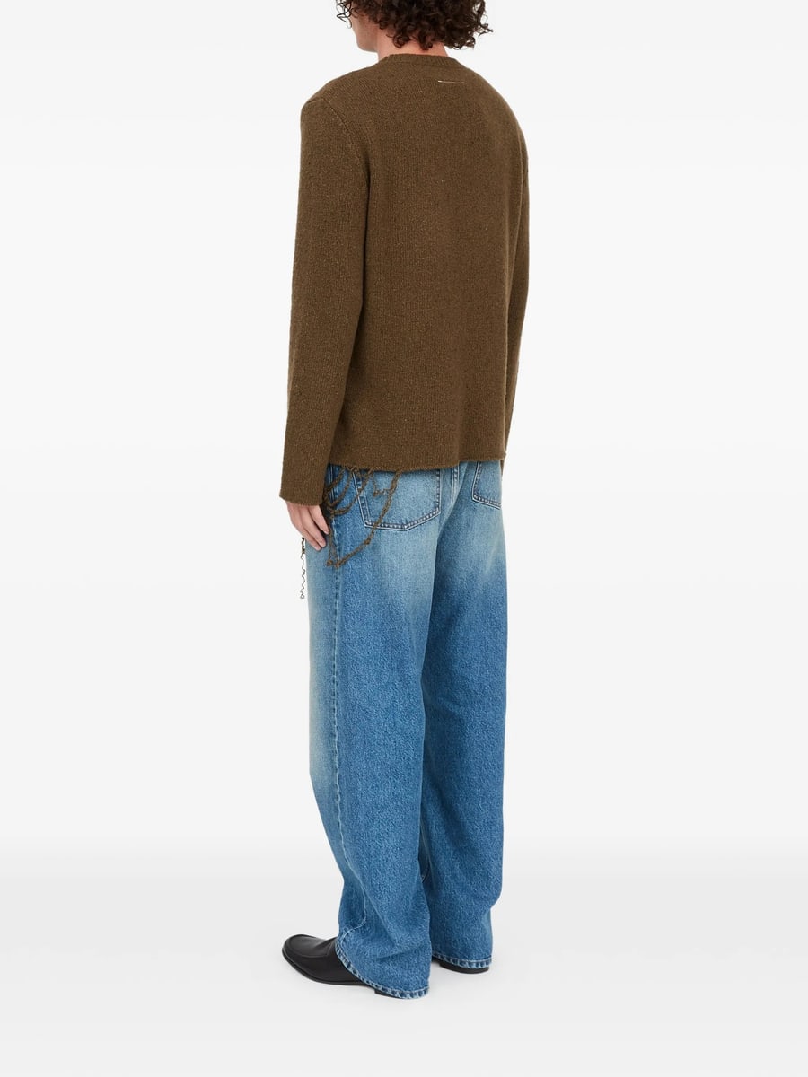 MM6 Maison Margiela Mm6 Maison Margiela Wool-blend Jumper, view 6