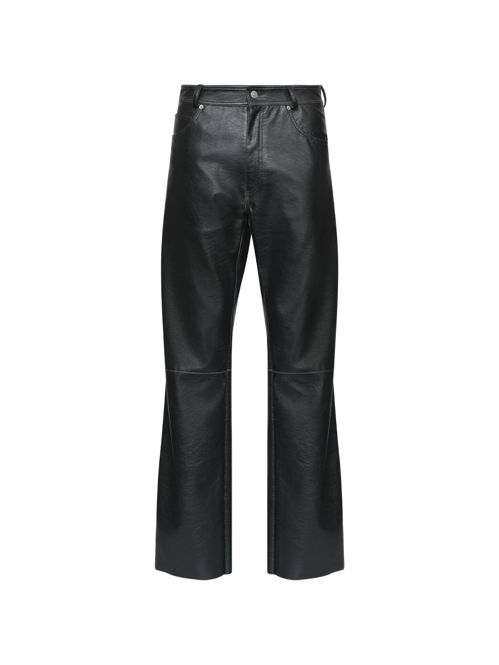 MM6 Maison Margiela Mm6 Maison Margiela Leather-effect Trousers