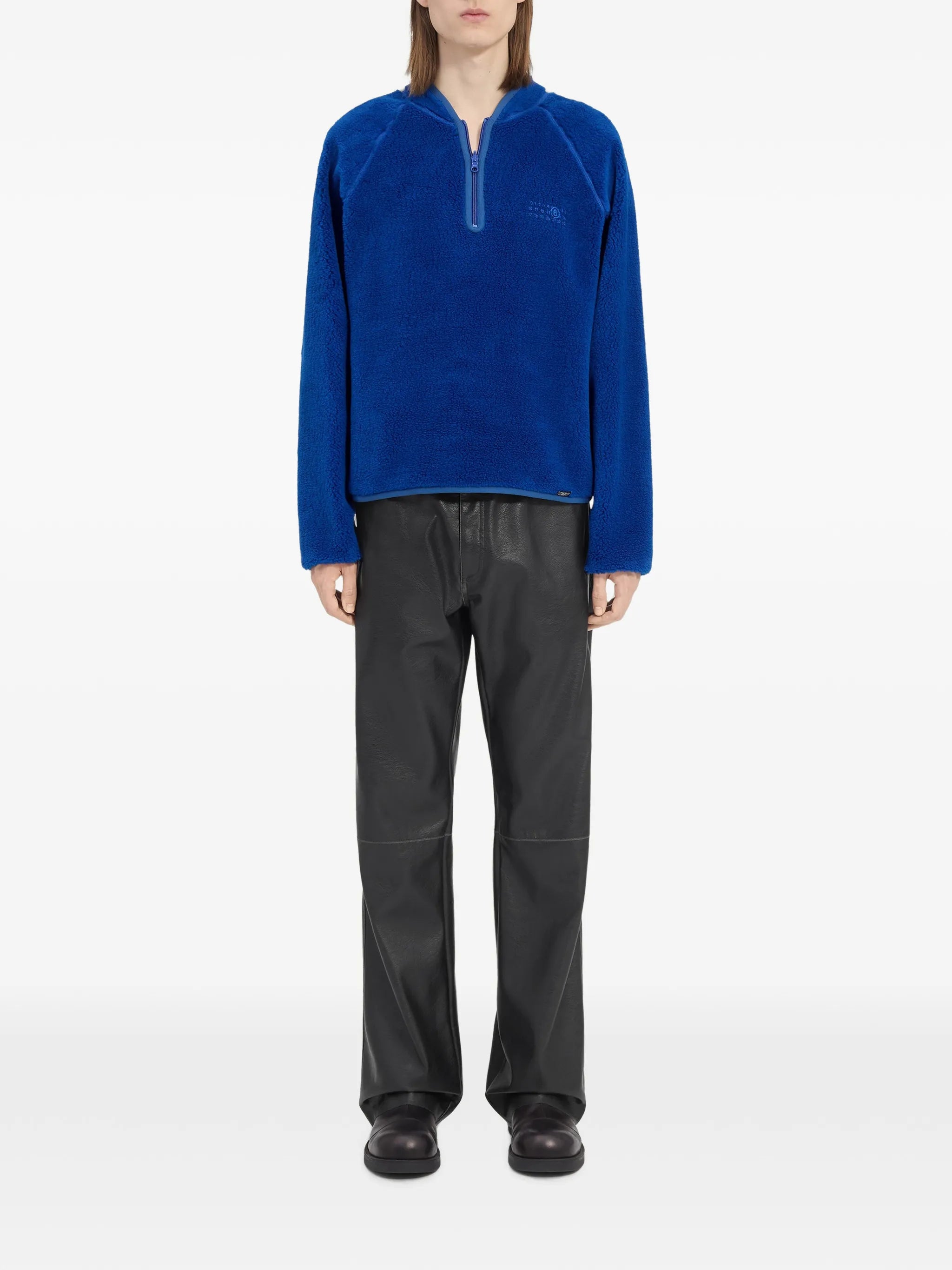 MM6 Maison Margiela Mm6 Maison Margiela Reversible Teddy Fleece Sweatshirt, view 2