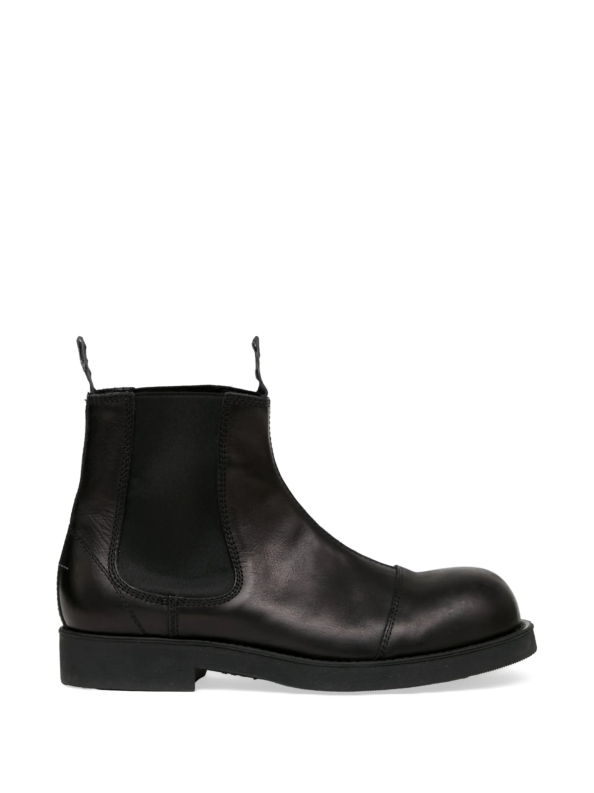 MM6 Maison Margiela Mm6 Maison Margiela Biker Leather Chelsea Boots