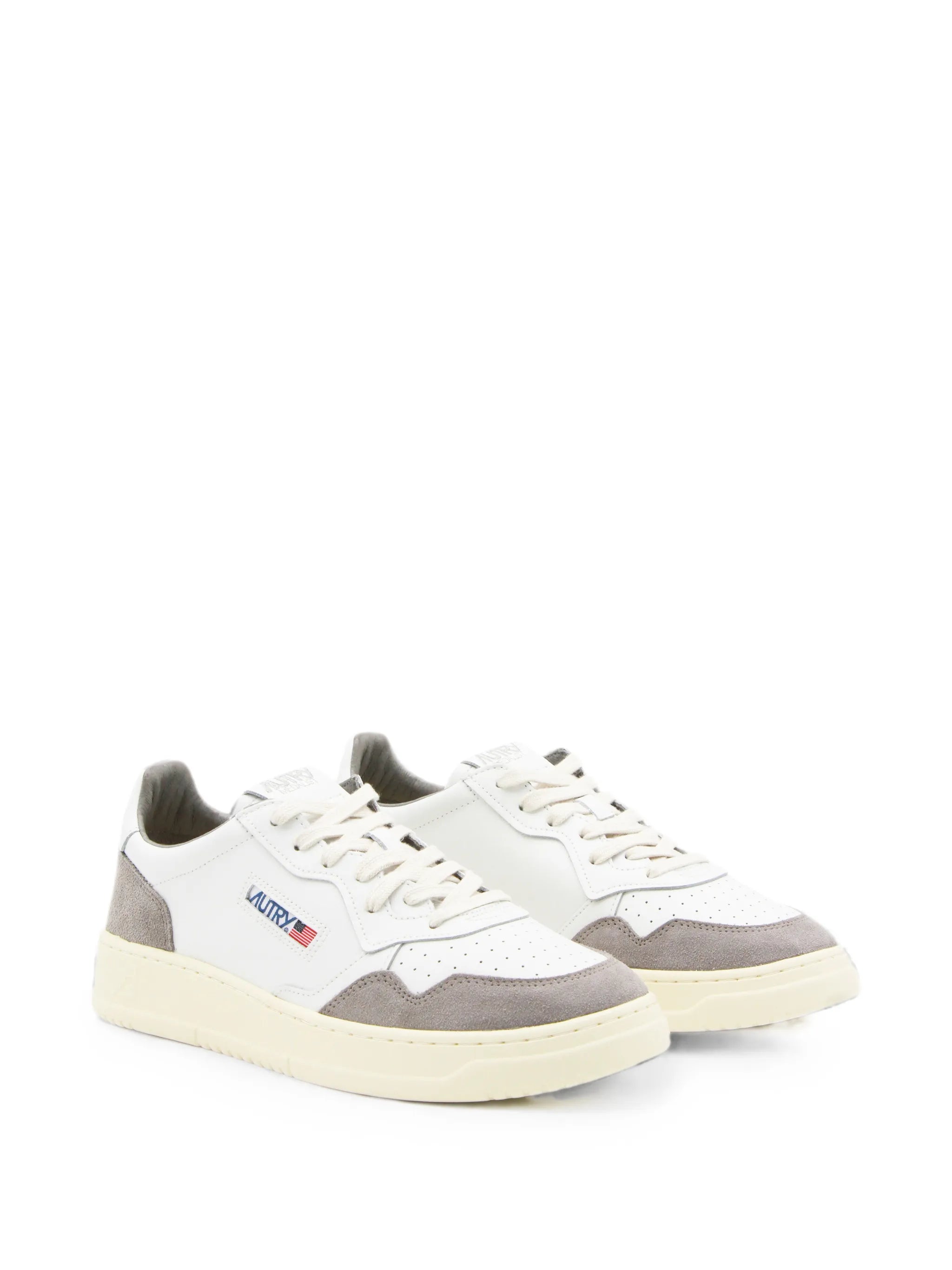 Autry Autry Medalist Calf Suede-panelled Sneakers, view 2