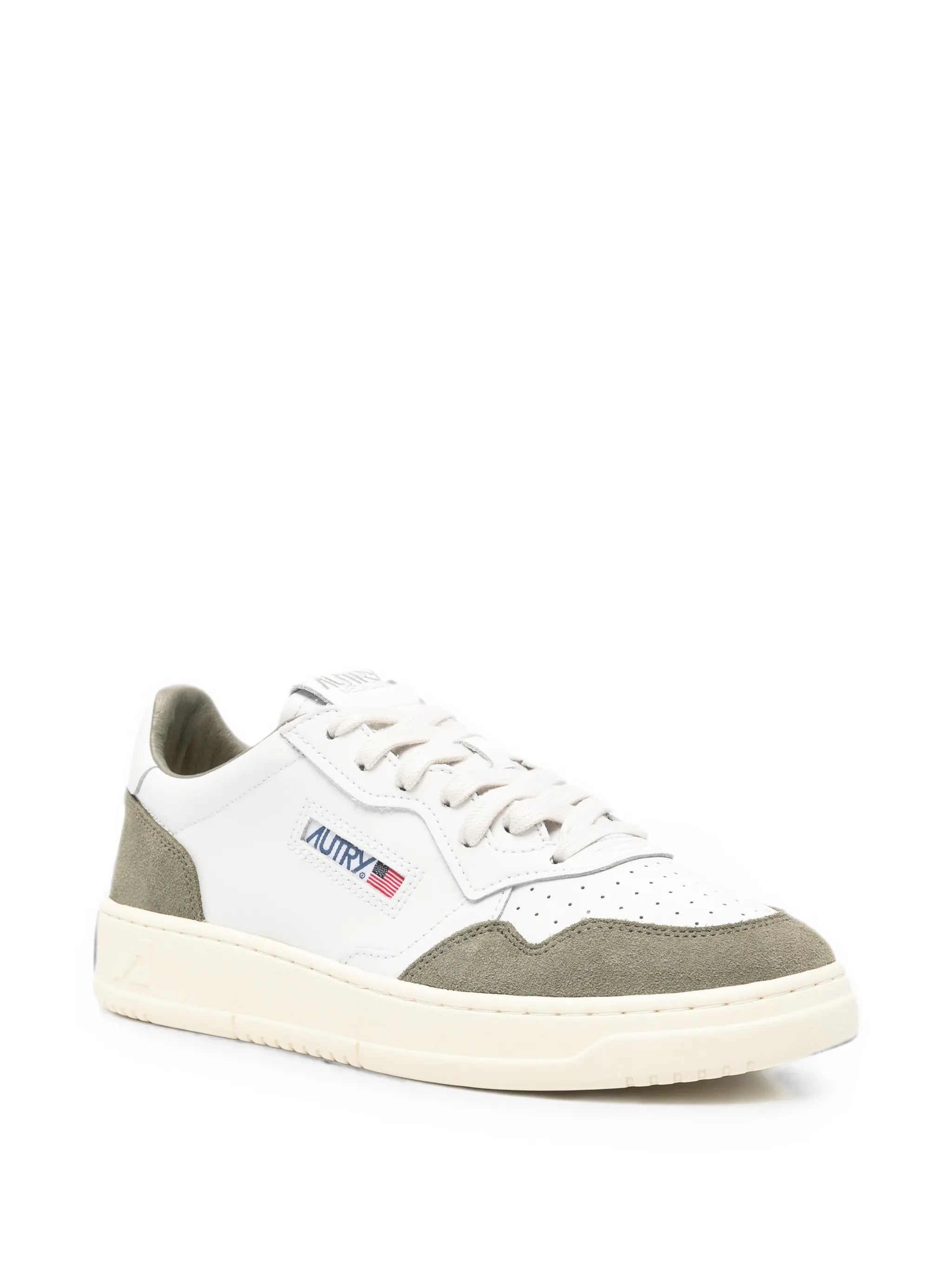 Autry Autry Medalist Calf Suede-panelled Sneakers