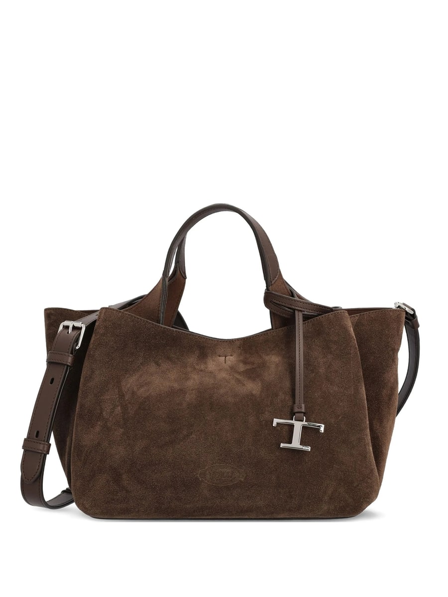 Tod's Tod's Mini Suede Logo Tote Bag