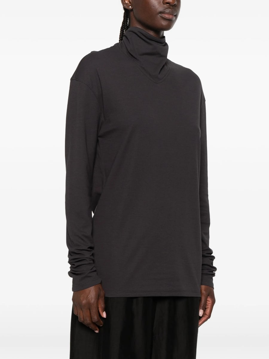 Lemaire Lemaire Tie-fastening T-shirt, view 5