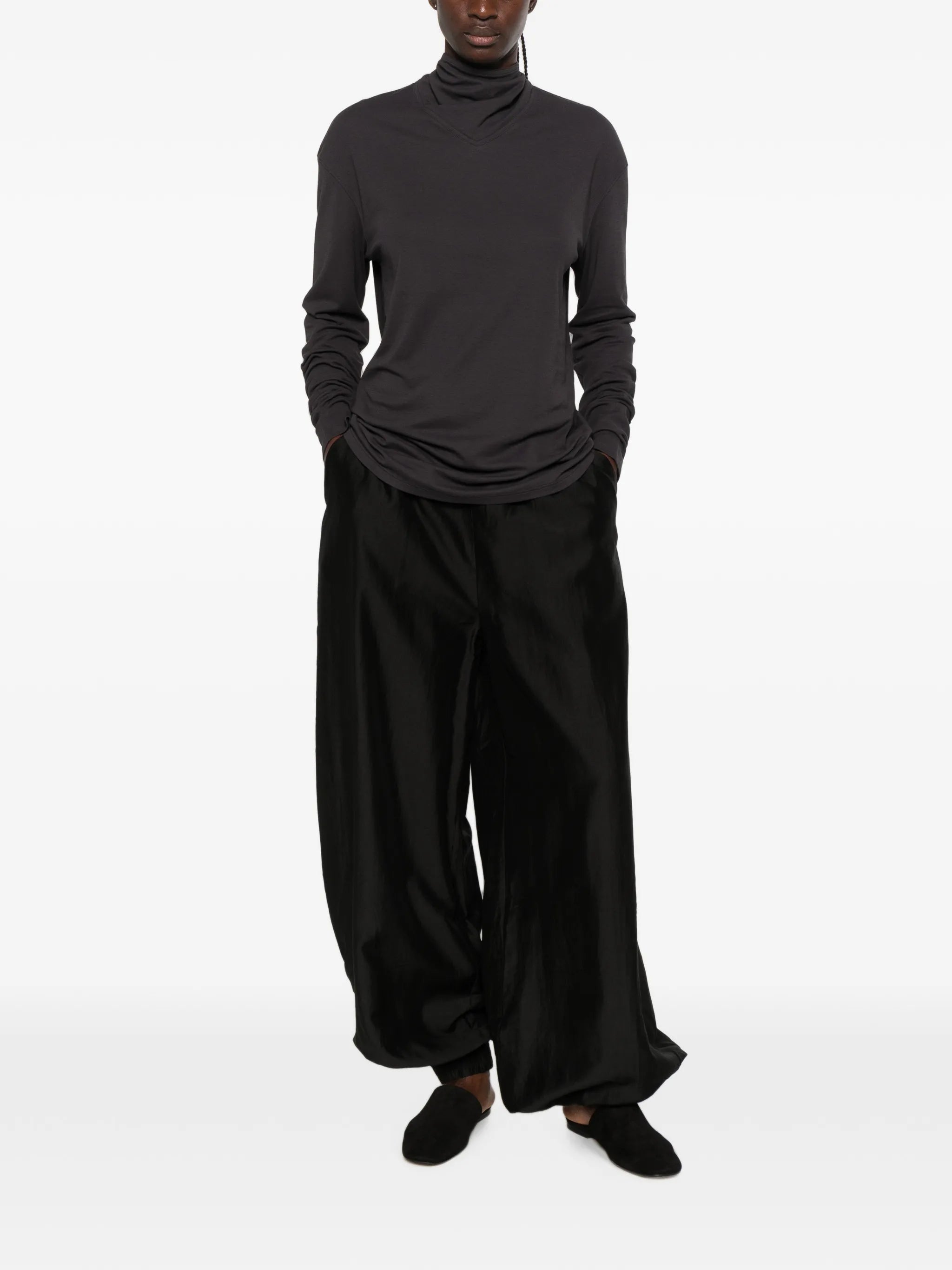 Lemaire Lemaire Tie-fastening T-shirt, view 2