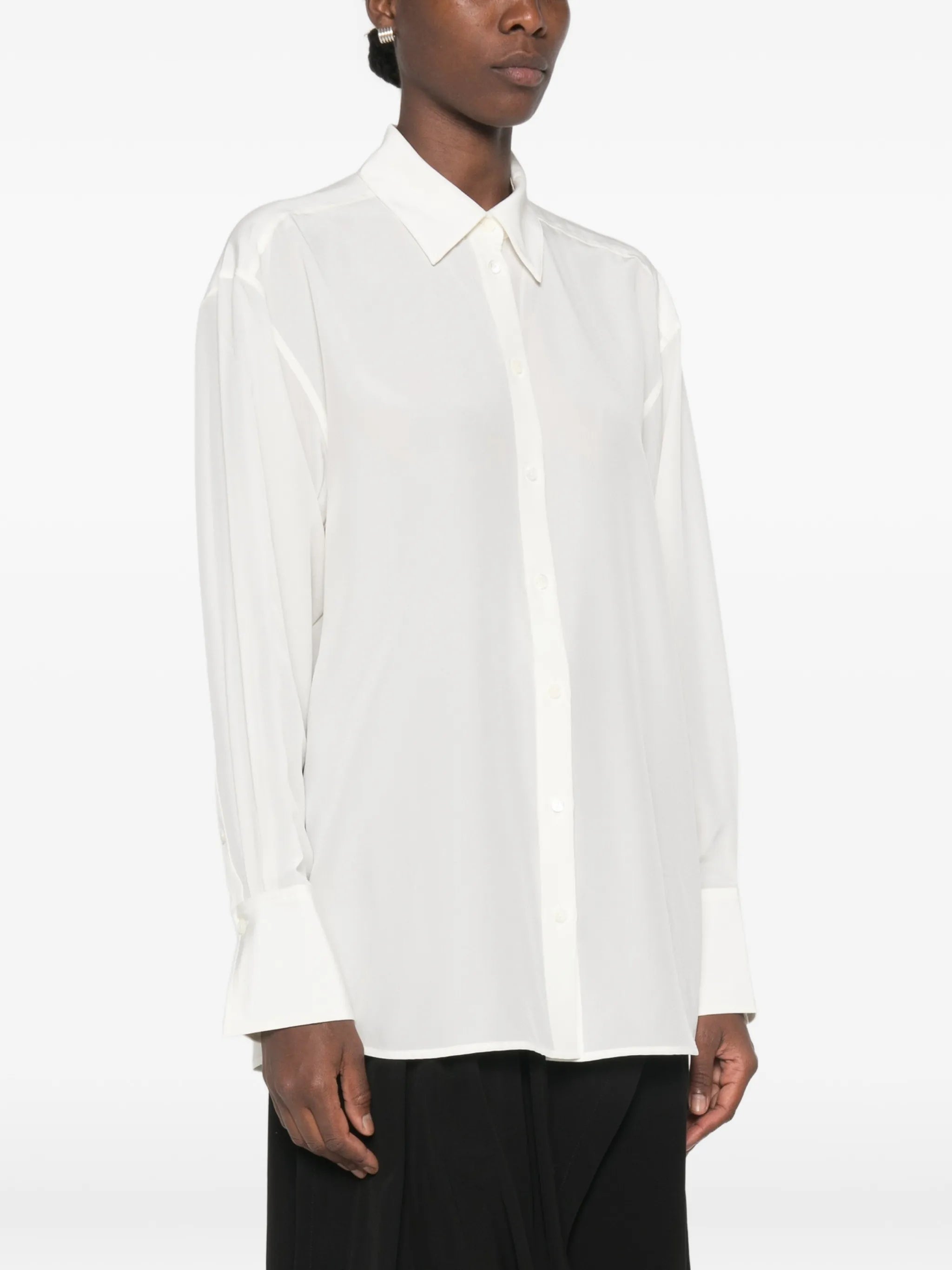 Toteme Toteme Silk Crepe Shirt, view 2