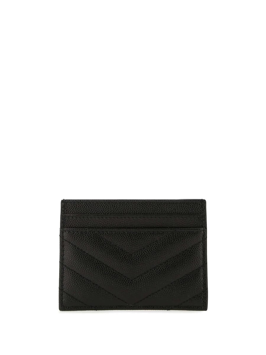 Saint Laurent Saint Laurent Cassandre Matelassé Cardholder, view 2