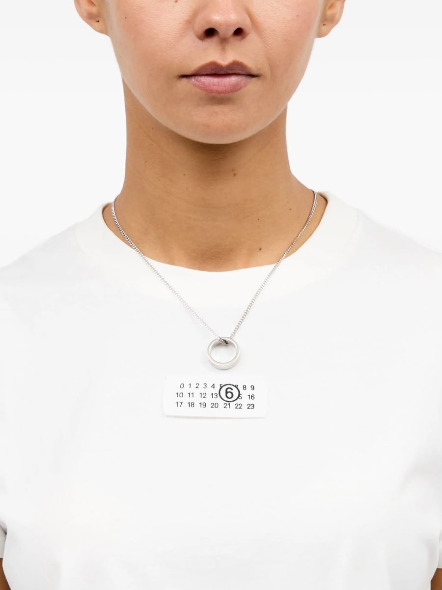MM6 Maison Margiela Mm6 Maison Margiela Numeric Necklace, view 3