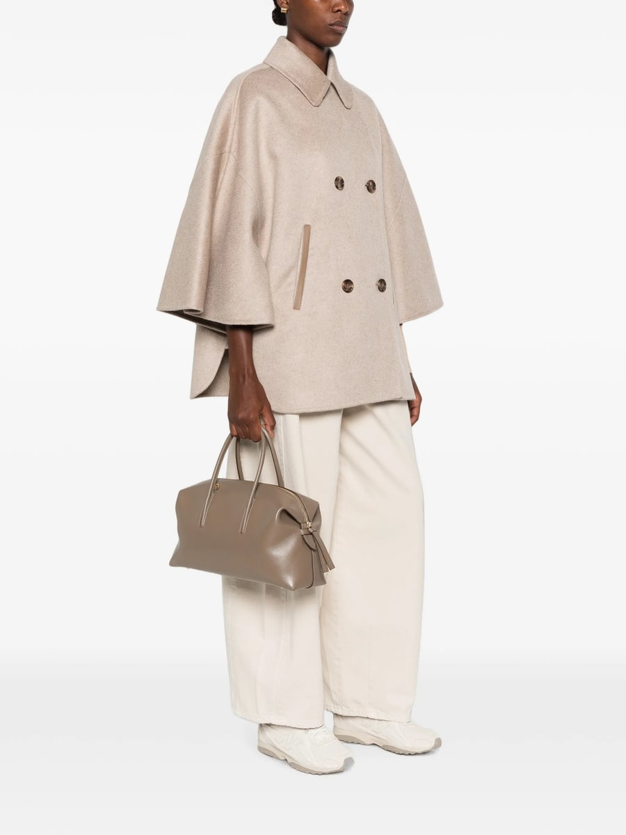 Max Mara Max Mara Aospite Double-breasted Cape-style Jacket, view 3