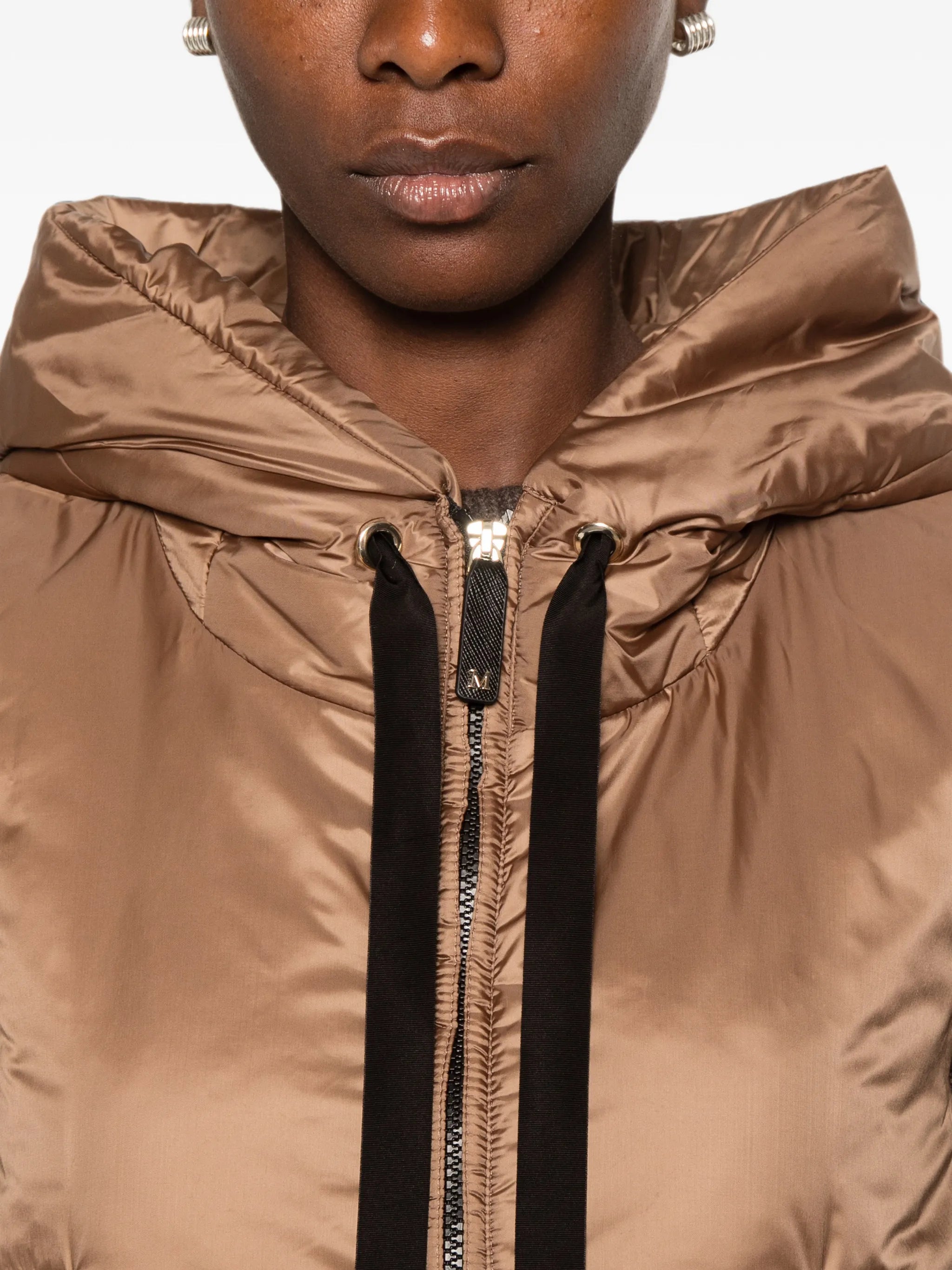 Max Mara The Cube Max Mara The Cube Hooded Puffer Gilet, view 2