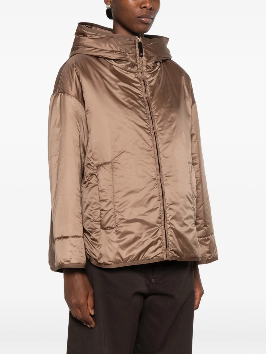 Max Mara The Cube Max Mara The Cube Hooded Zip-up Jacket, view 3