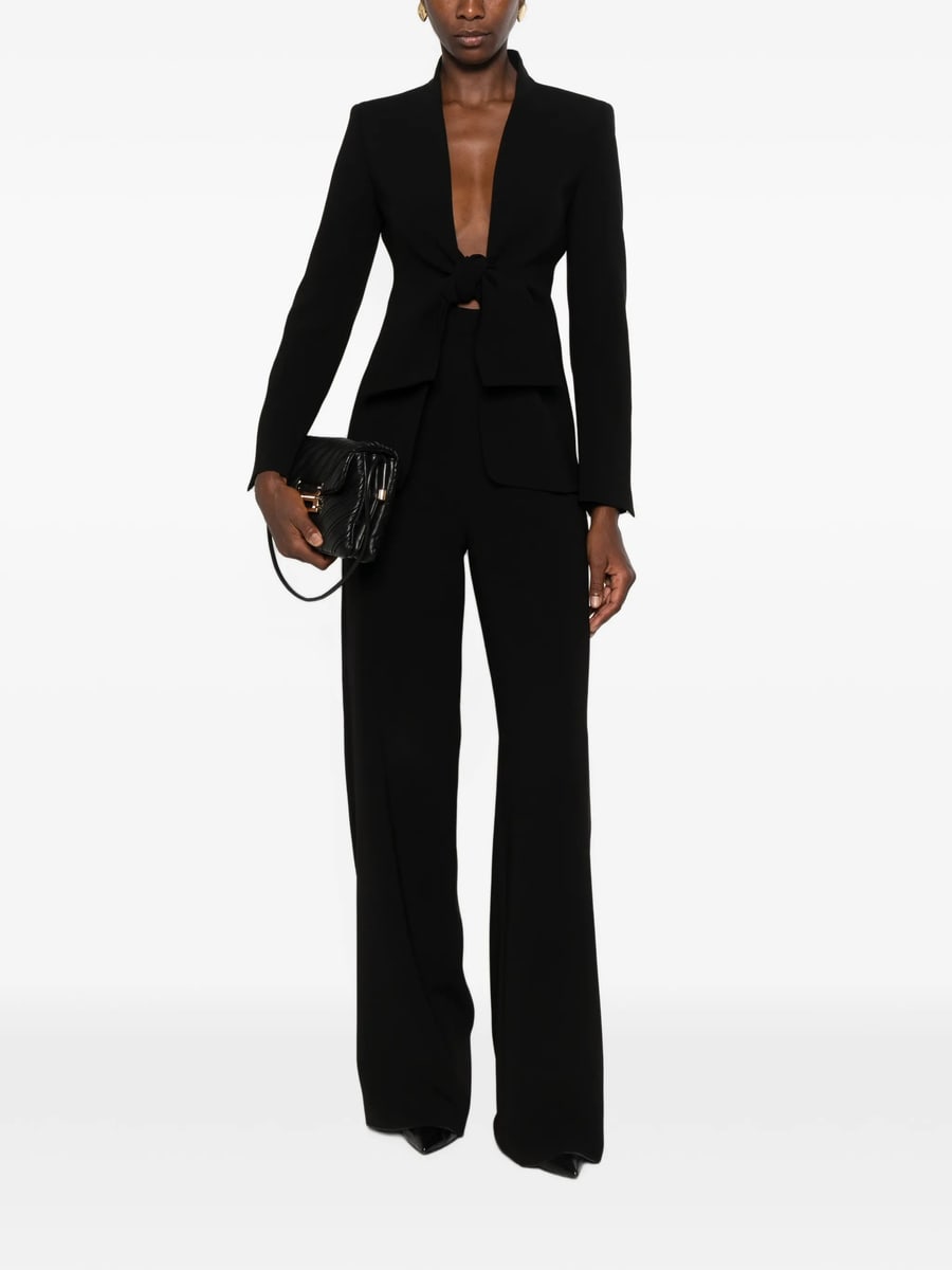 Max Mara Max Mara Zip-fastening Palazzo Pants, view 3