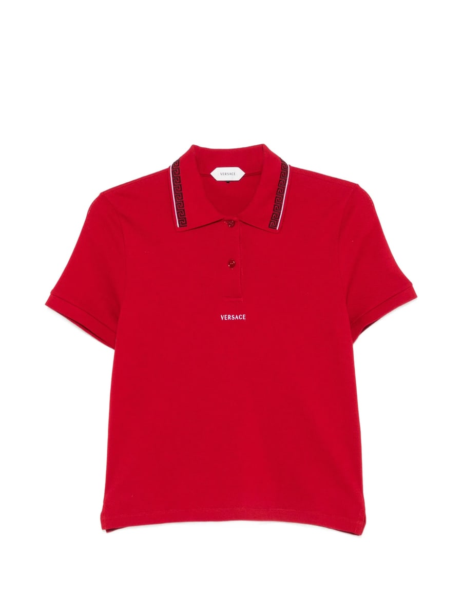 Versace Versace Greca-border Polo Shirt