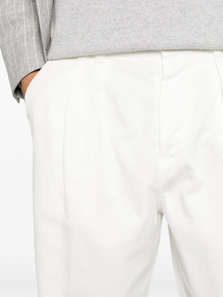 Canali Canali Pleated Straight-leg Trousers, view 3