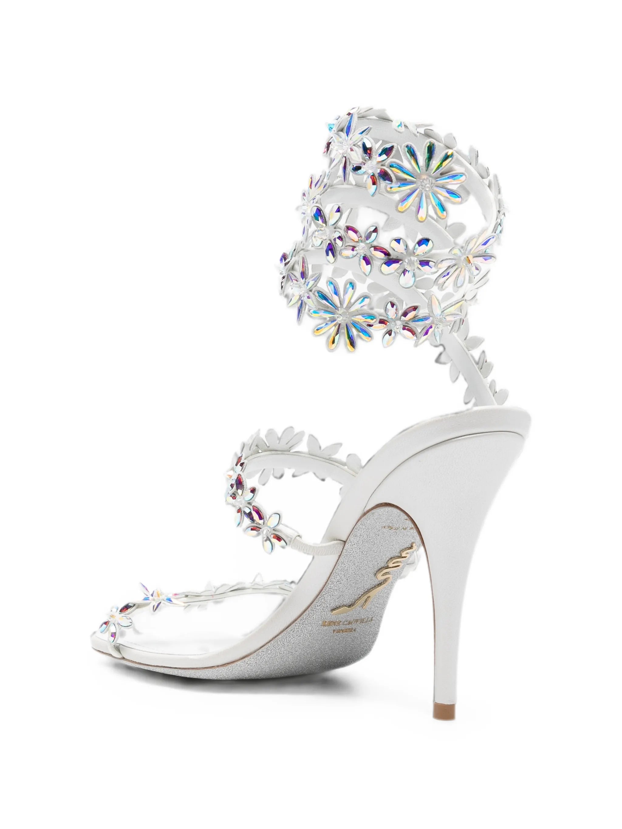 Caovilla Caovilla Eva Floral-embellished Sandals, view 2