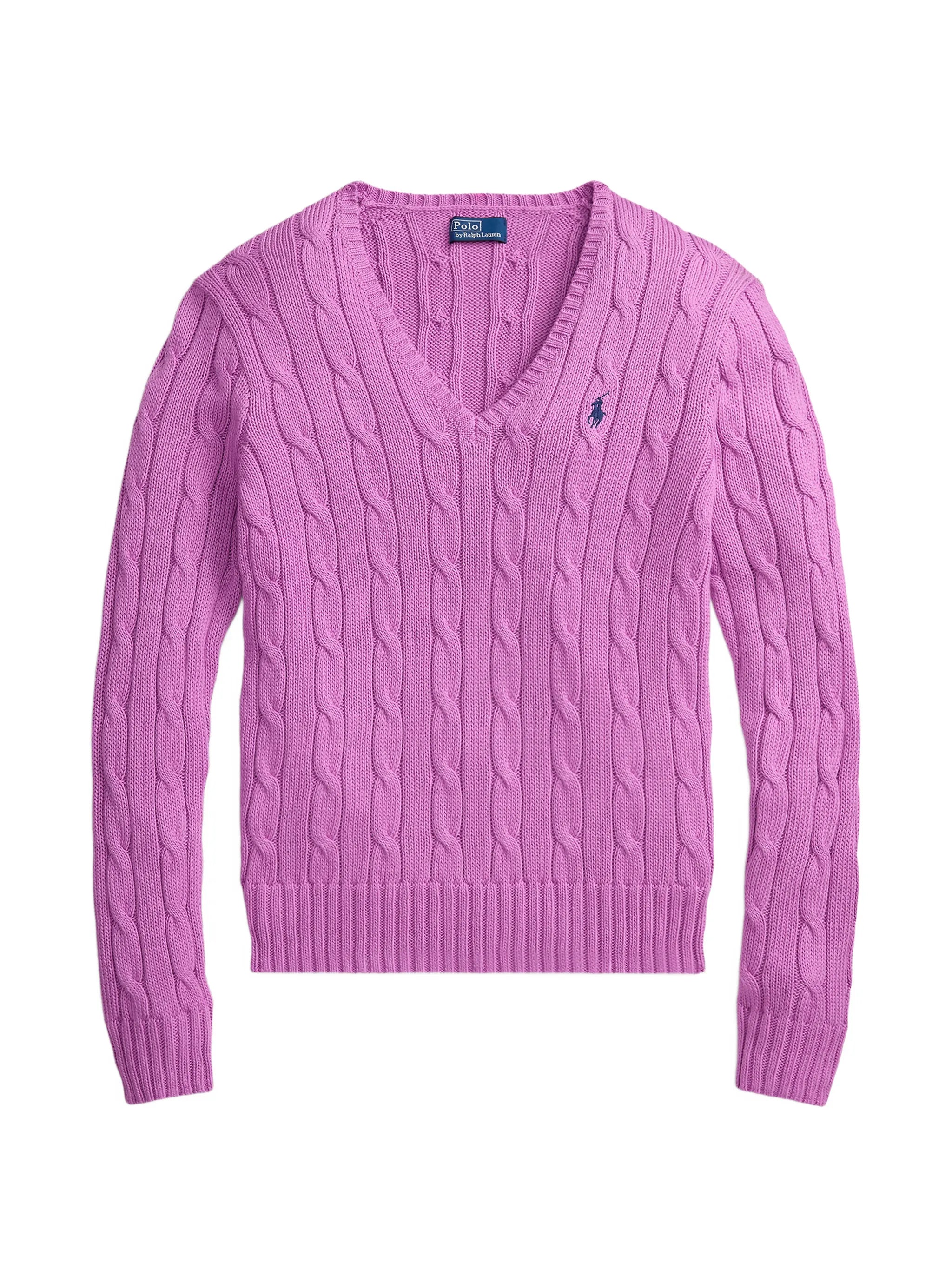 Ralph Lauren Ralph Lauren Cable-knit V-neck Sweater