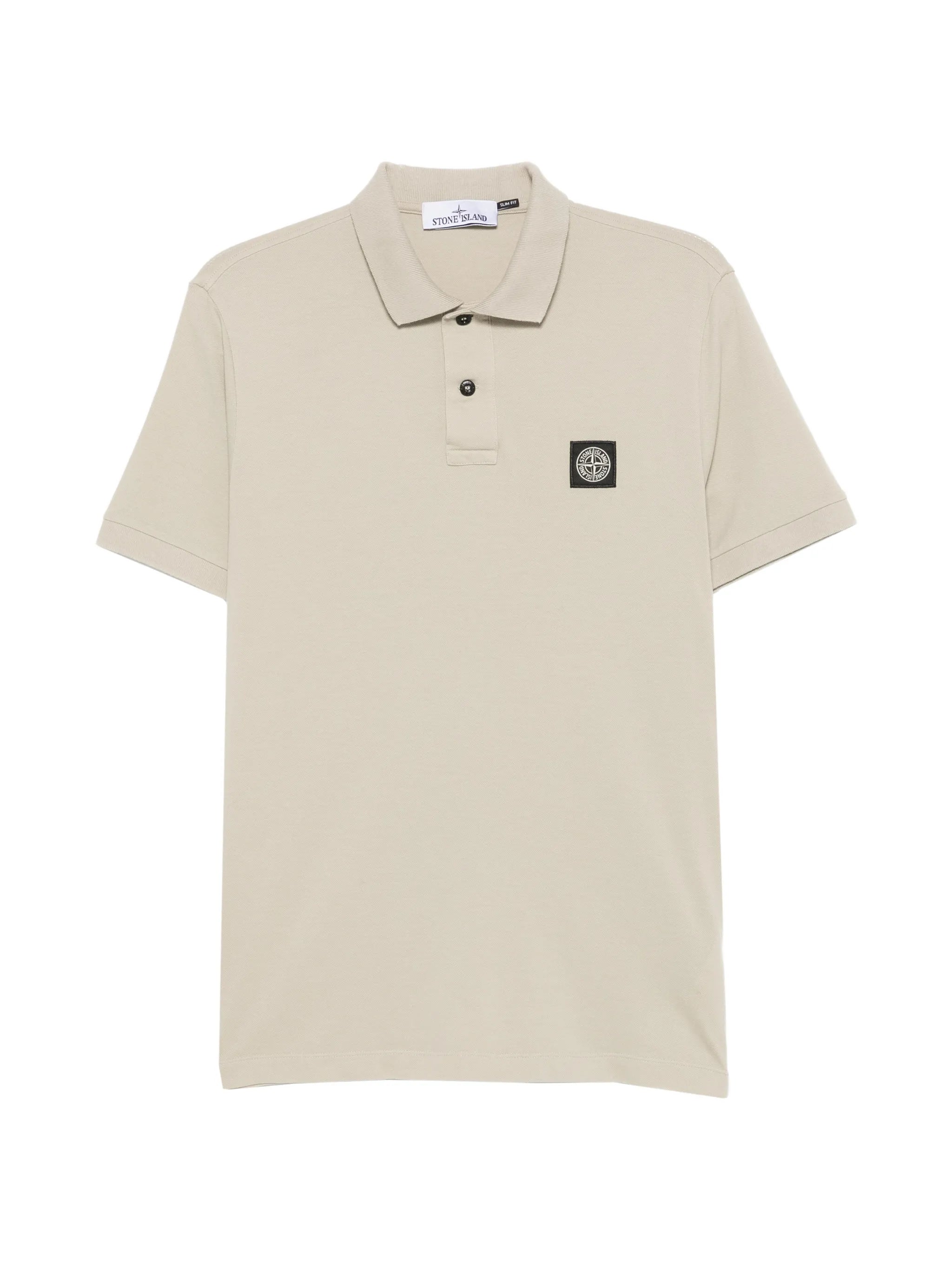 Stone Island Stone Island Logo-patch Piqué Polo Shirt