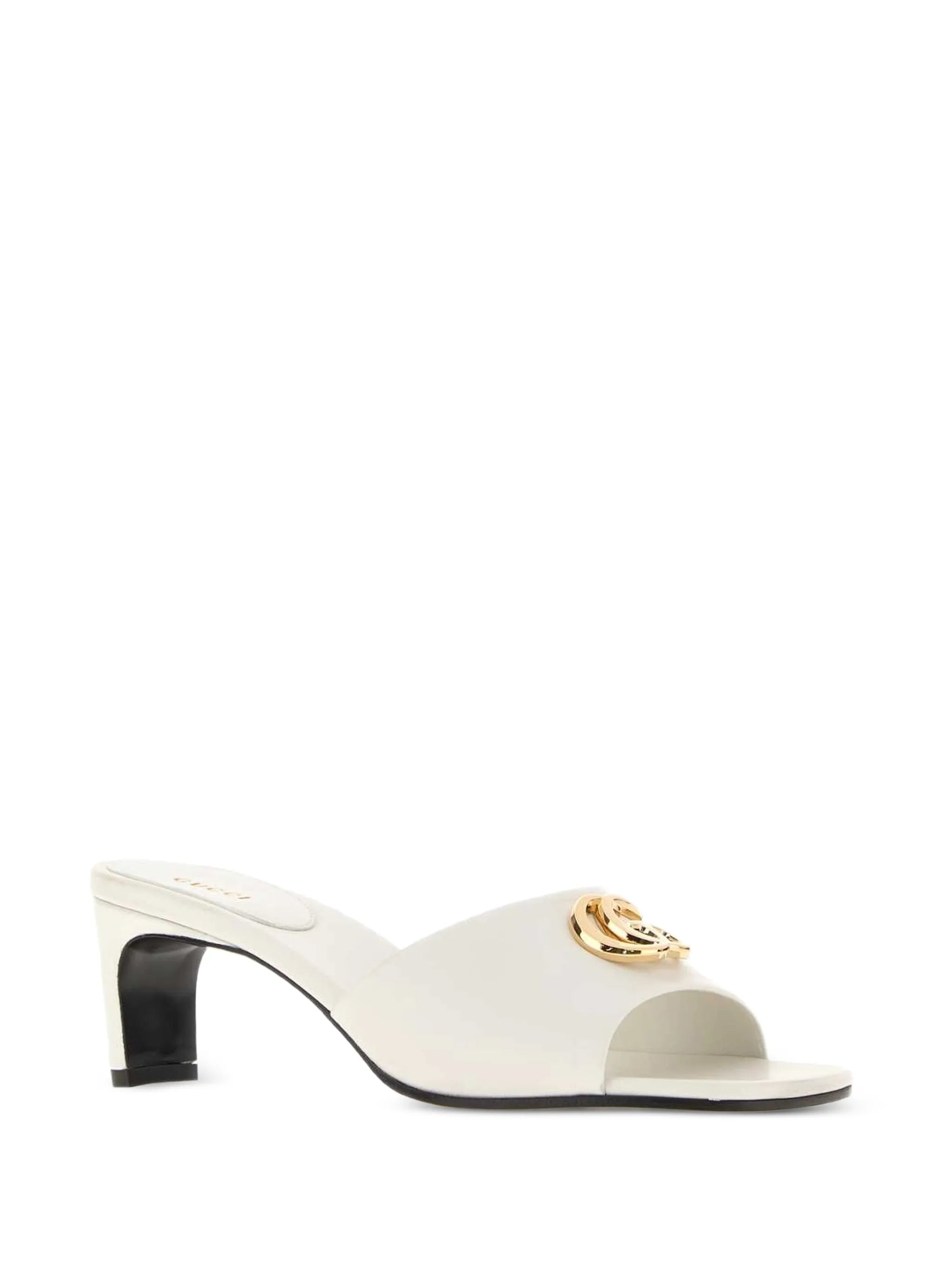 Gucci Gucci Double G Leather Sandals, view 2