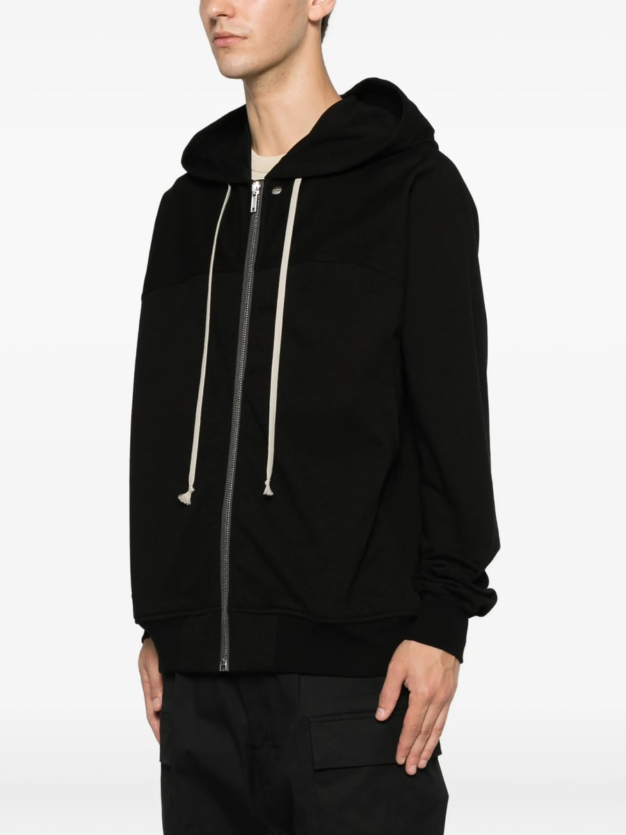 Rick Owens Rick Owens Zip-up Drawstring Hoodie, view 3