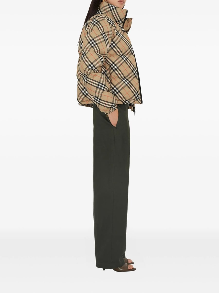 Burberry Burberry Check Ambleside Puffer Jacket, view 4