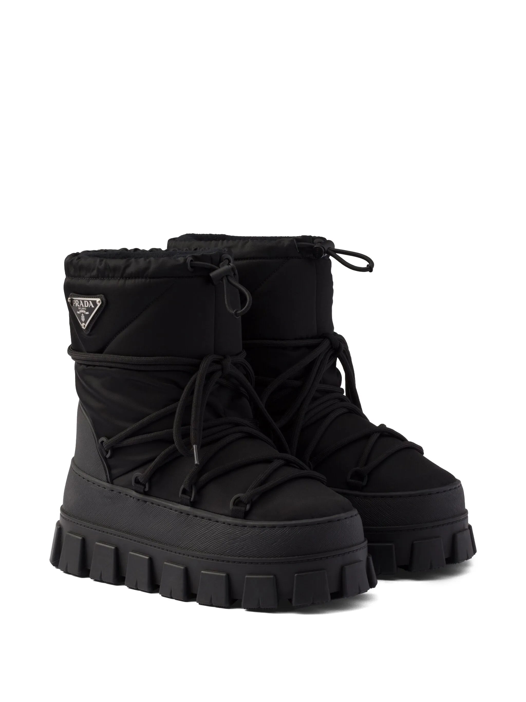 Prada Prada Re-nylon Gabardine Après-ski Boots