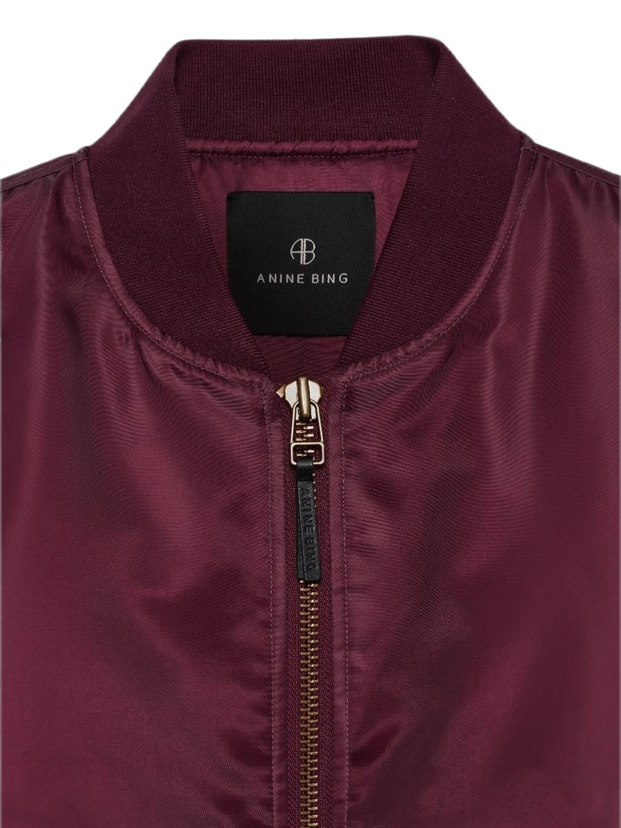 Anine Bing Anine Bing Leon Zip-up Bomber Jacket, view 2