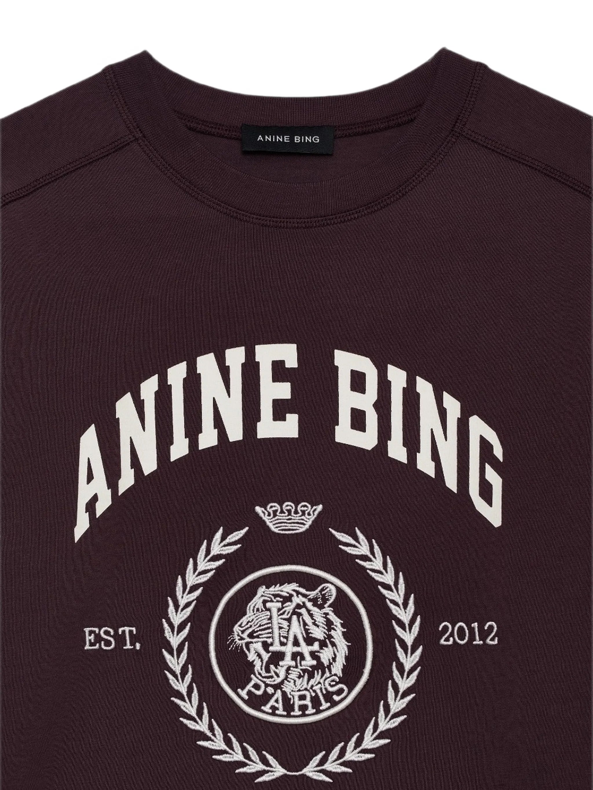 Anine Bing Anine Bing Jaylin Logo-print Crew-neck T-shirt, view 2