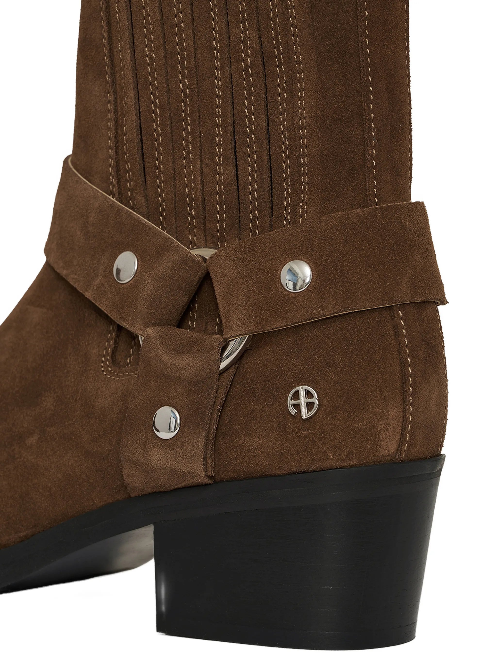 Anine Bing Anine Bing Mid Biker Boots - Tobacco, view 2