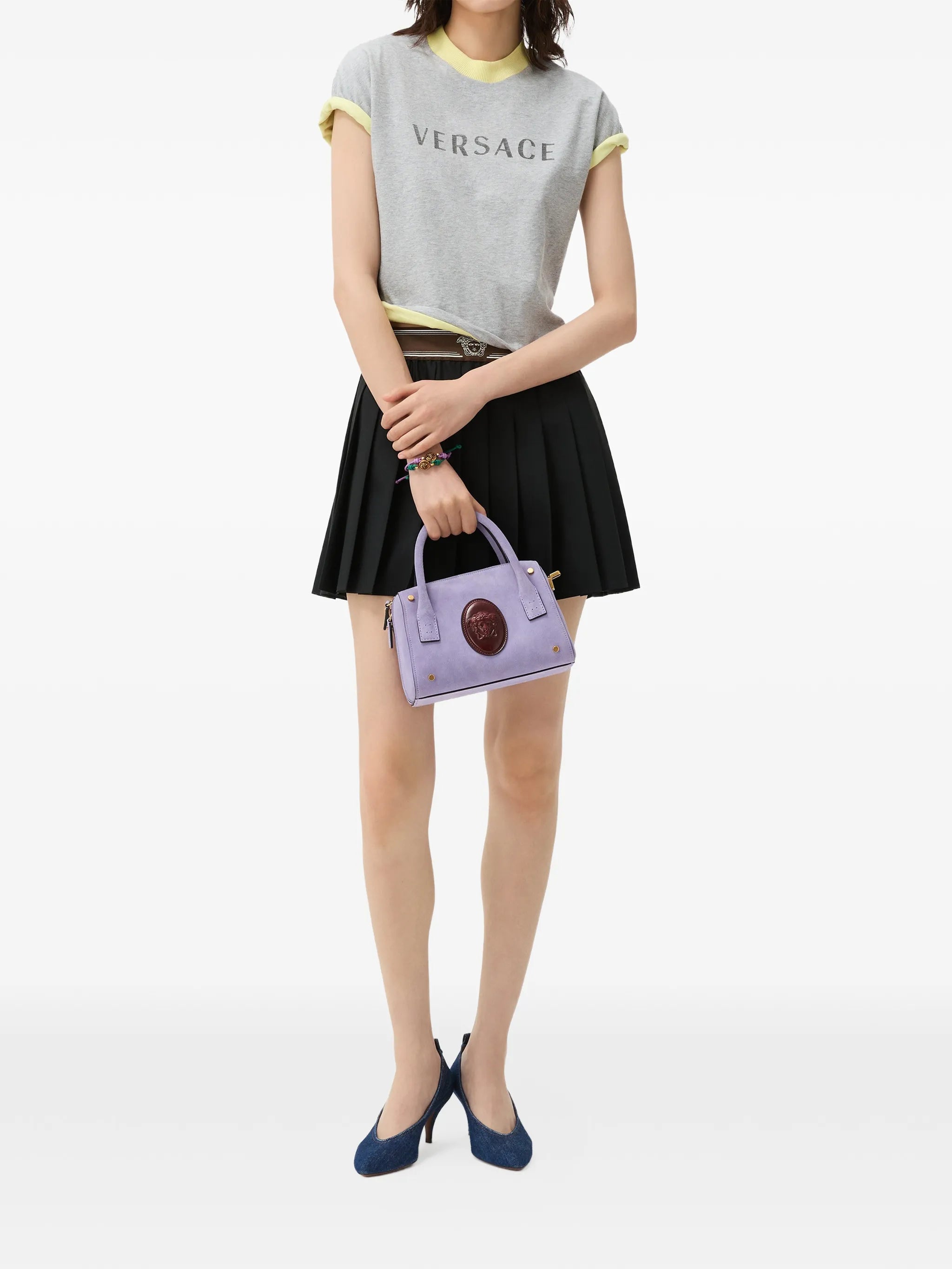 Versace Versace Medusa '95 Pleated Skirt, view 2