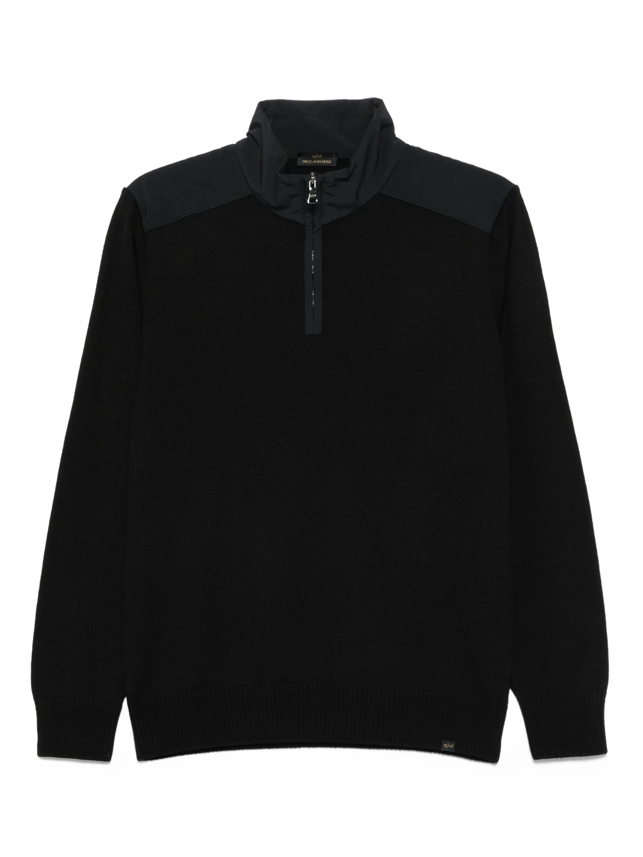 Paul & Shark Paul & Shark High-neck Wool Half-zip Sweater