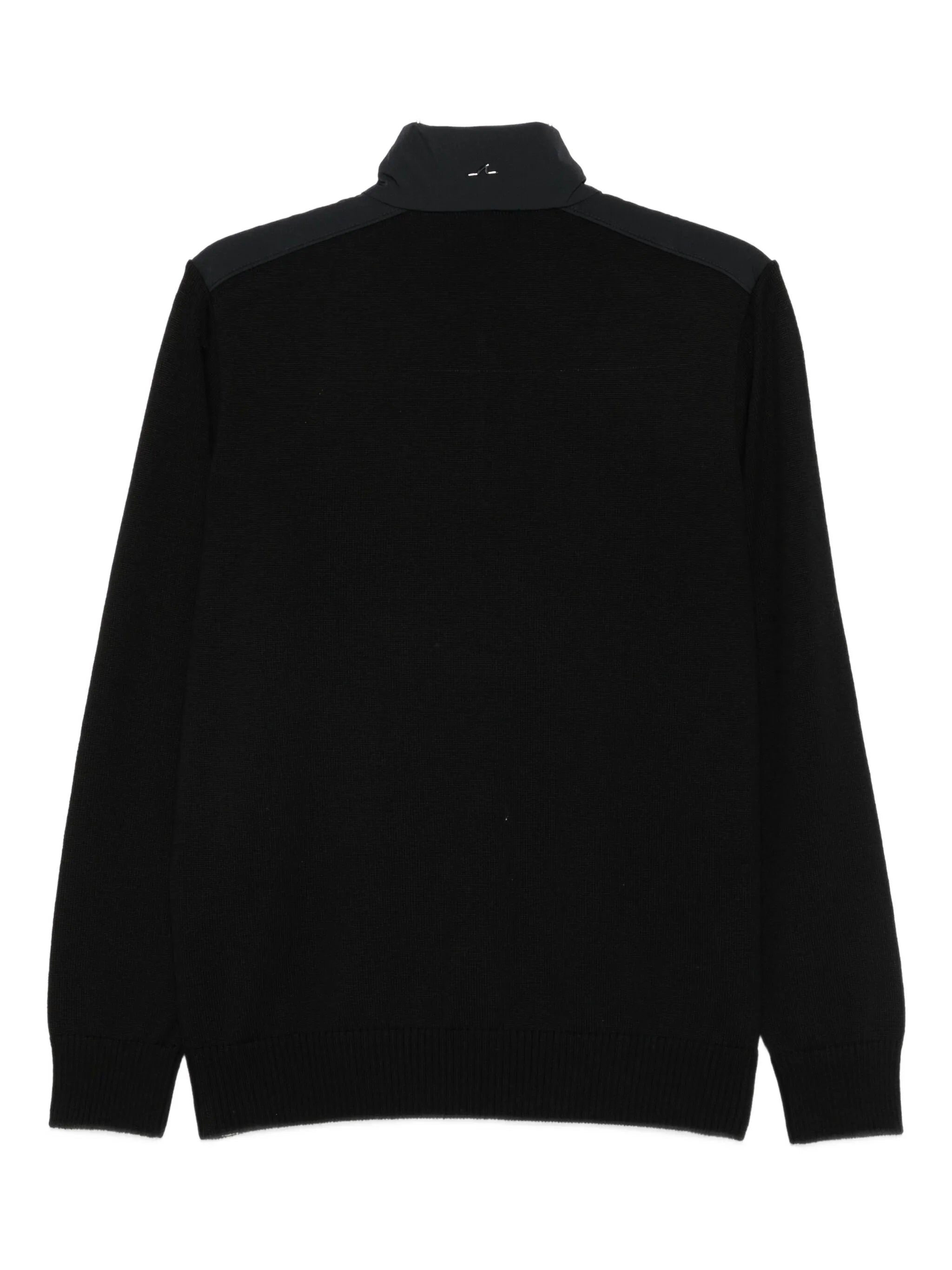 Paul & Shark Paul & Shark High-neck Wool Half-zip Sweater, view 2