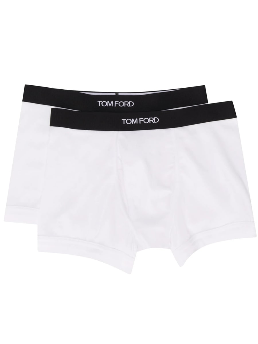 Tom Ford Underwear Tom Ford Underwear Logo-waistband Boxer Shorts (set Of Two)