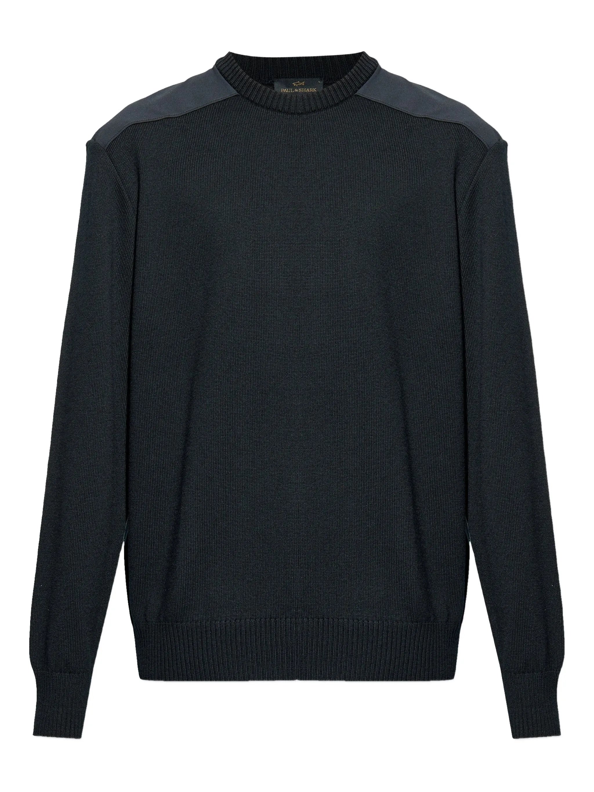 Paul & Shark Paul & Shark Wool Shoulder-patch Sweater
