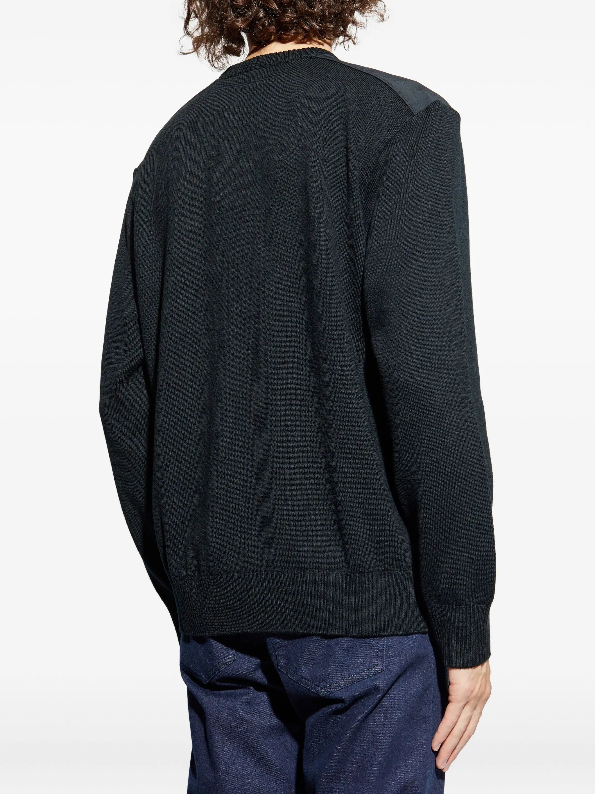 Paul & Shark Paul & Shark Wool Shoulder-patch Sweater, view 2