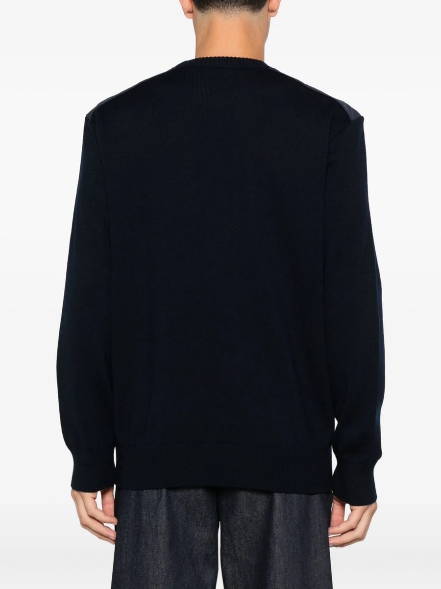 Paul & Shark Paul & Shark Wool Shoulder-patch Jumper, view 5