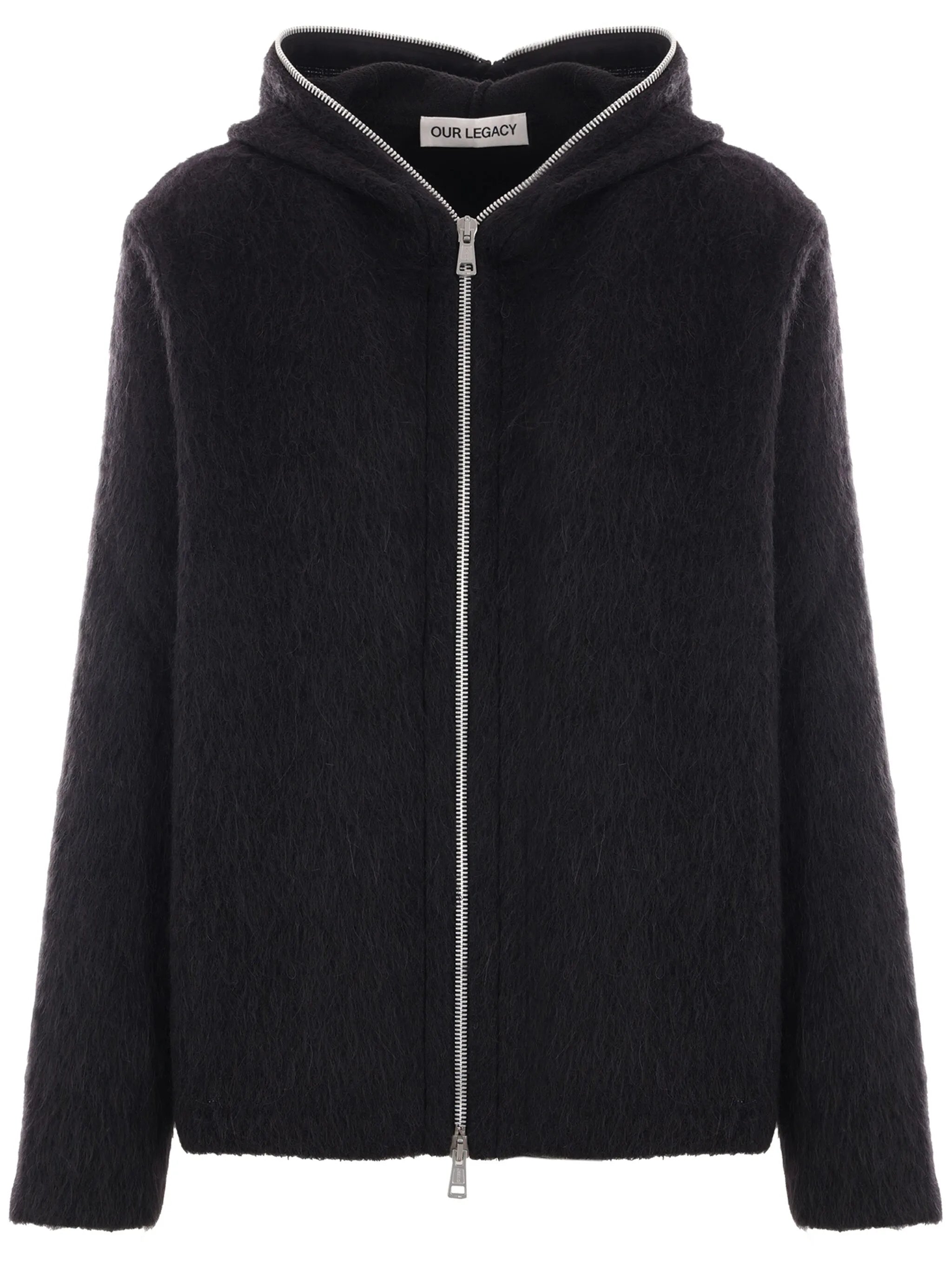 Our Legacy Our Legacy Brushed-finish Zip-up Hoodie
