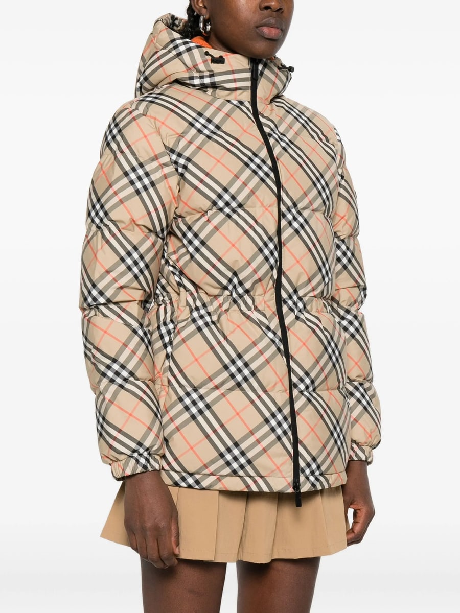 Burberry Burberry Check Quilted Jacket, view 2