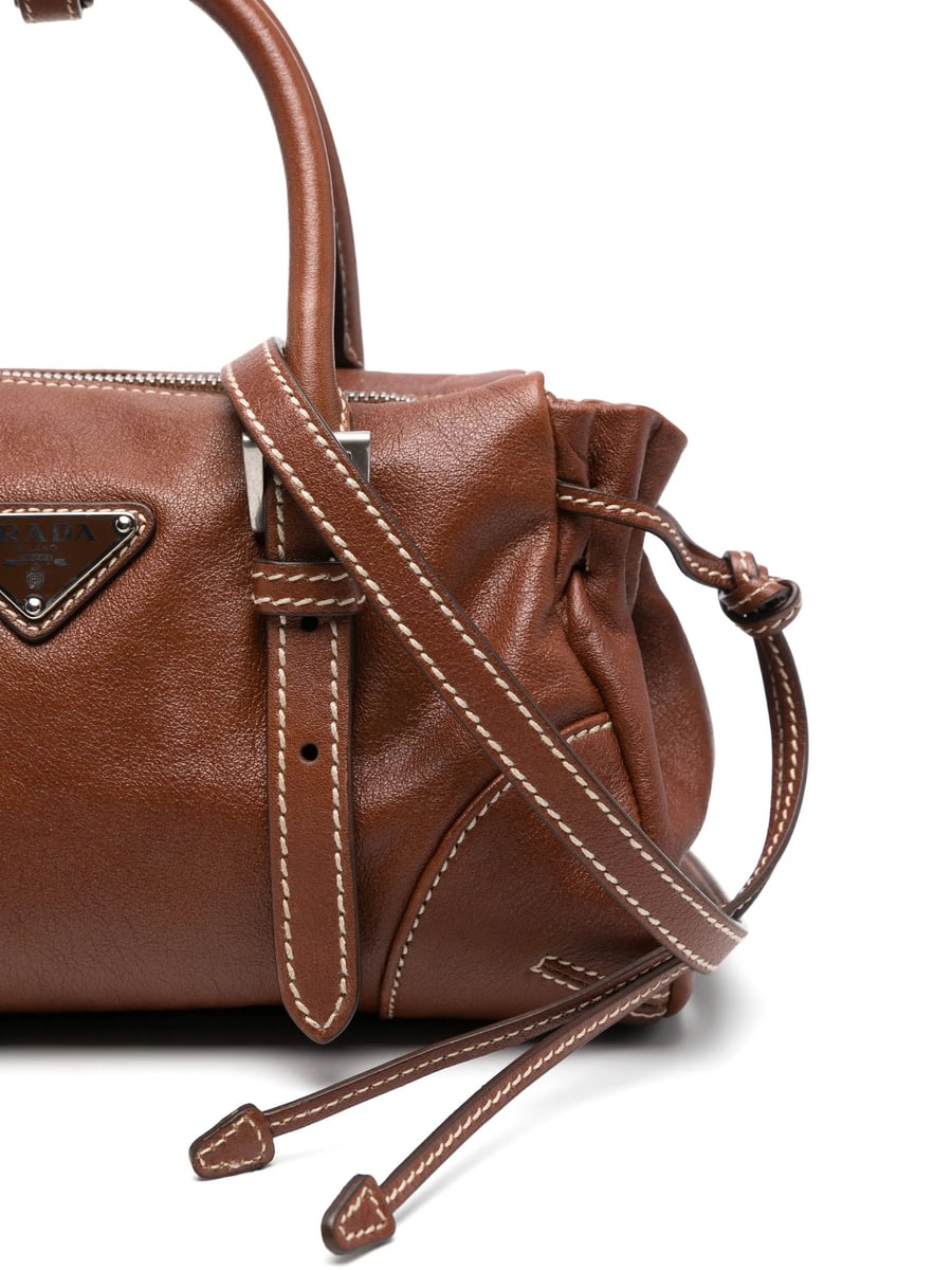 Prada Prada Bonnie Small Leather Bag, view 5