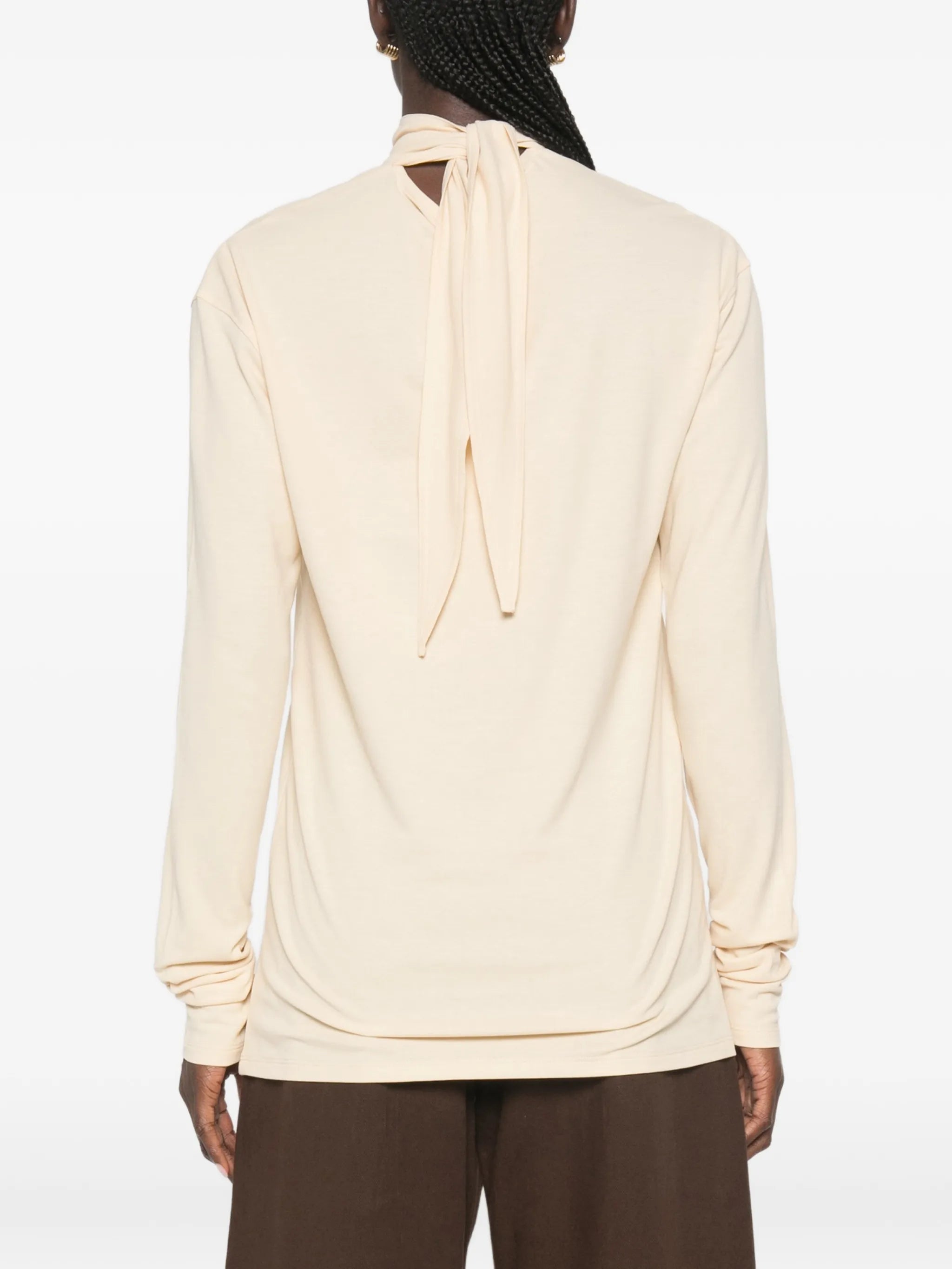 Lemaire Lemaire High-neck T-shirt, view 2