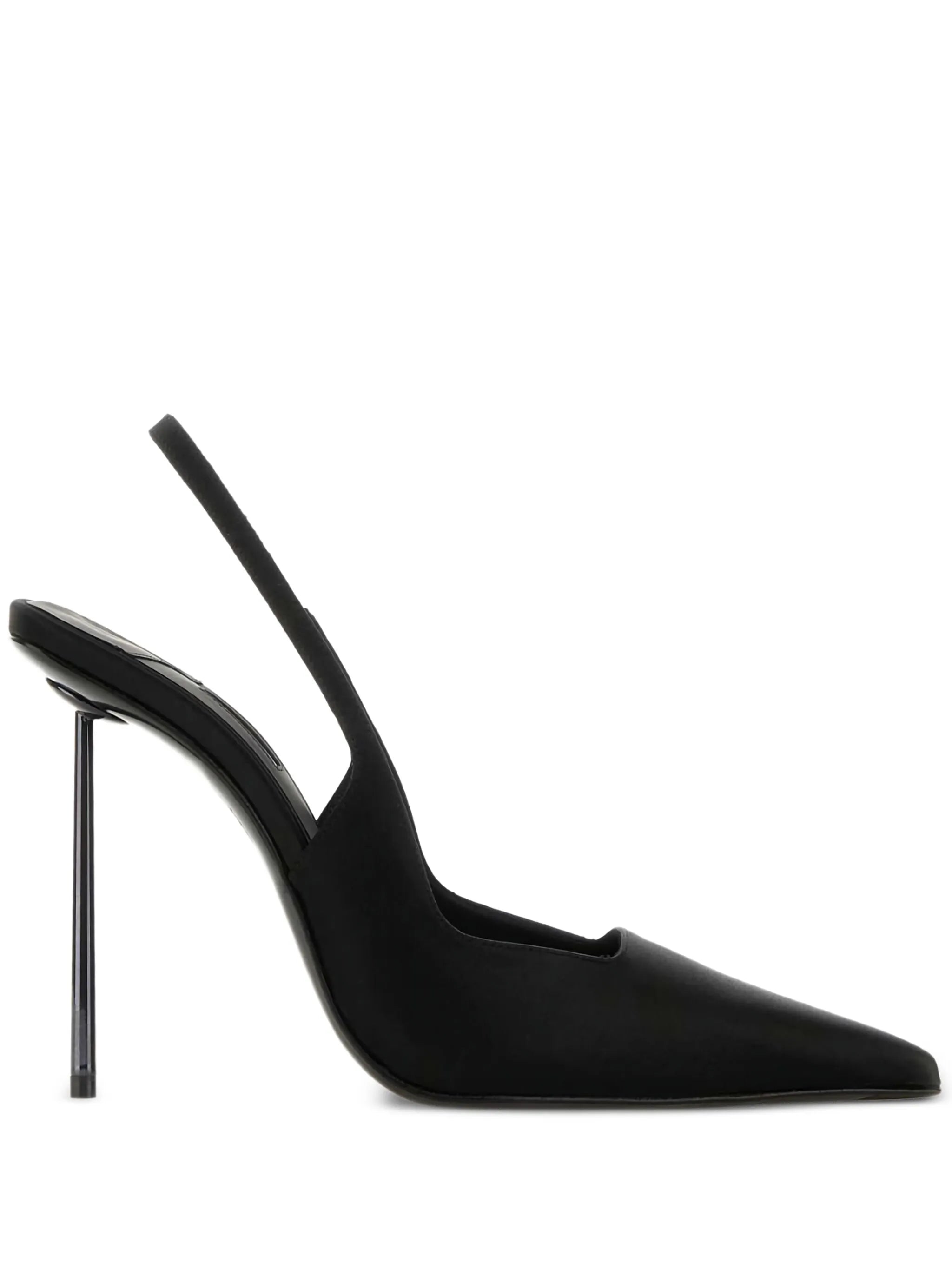Le Silla Le Silla 110mm Sling Back Satin Heeled Pumps