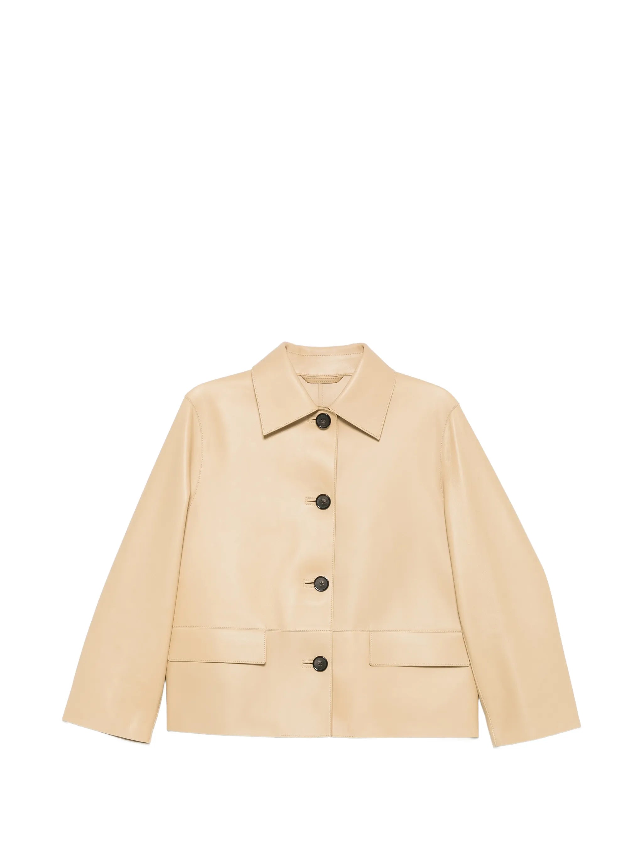 Toteme Toteme Button-up Leather Jacket