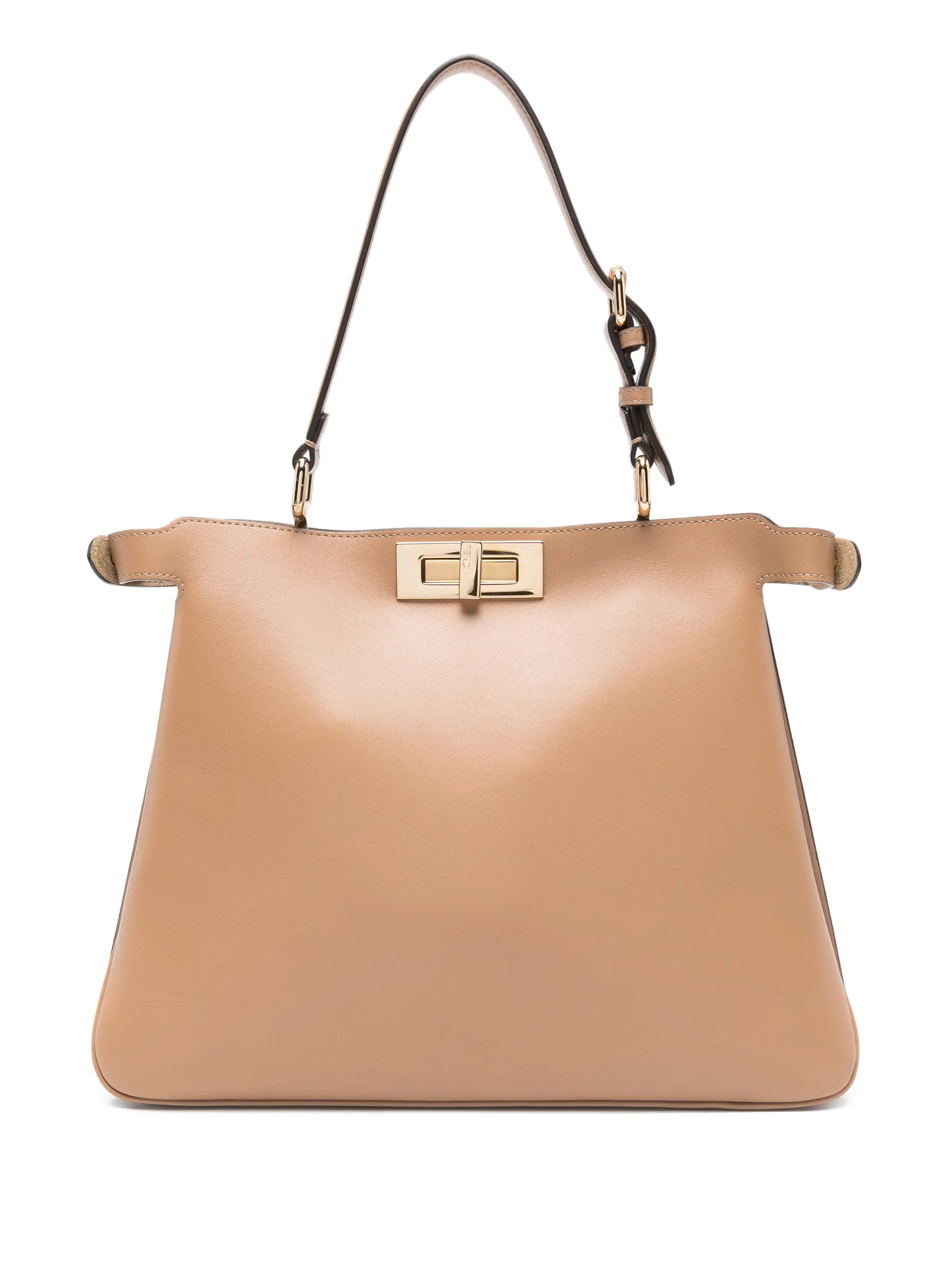 Fendi Fendi Turnlock Handle Tote Bag