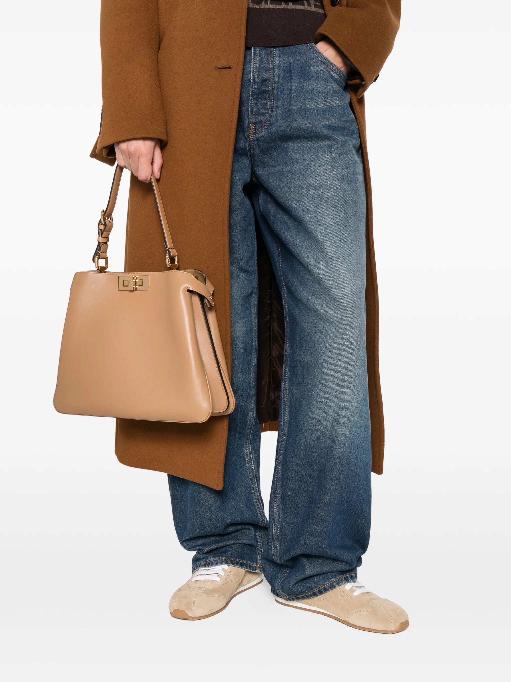 Fendi Fendi Turnlock Handle Tote Bag, view 2