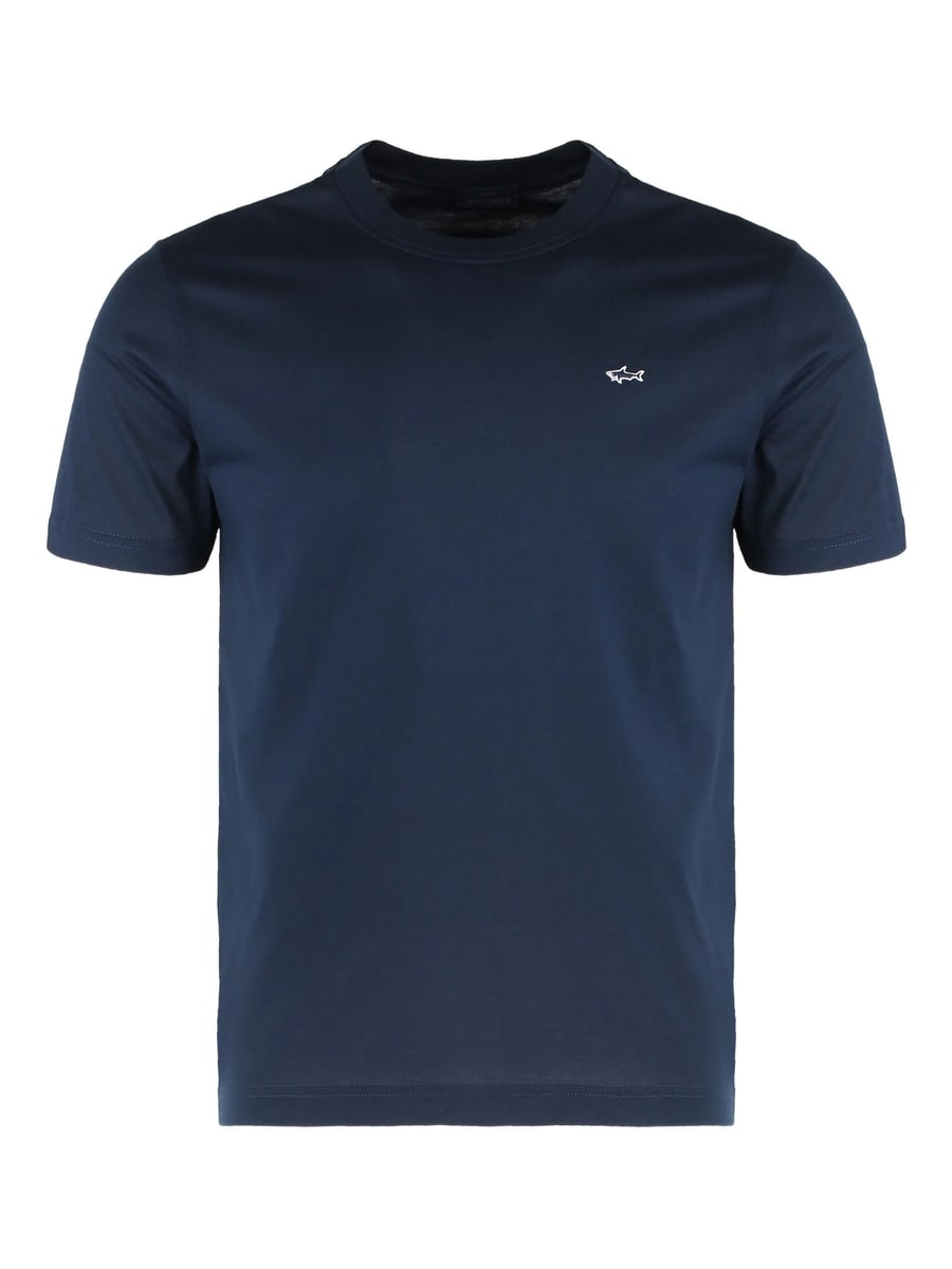 Paul & Shark Paul & Shark Round-neck Logo T-shirt