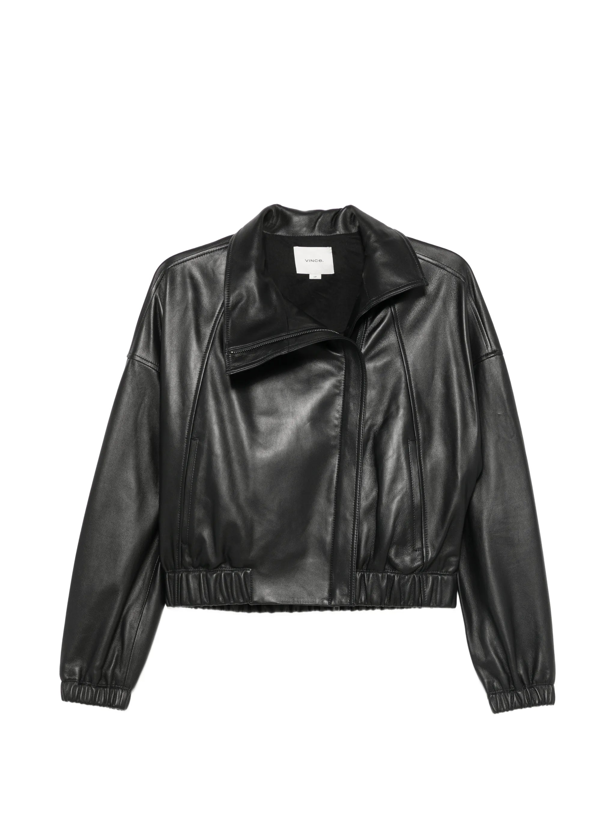 Vince Vince Leather Bomber Jacket