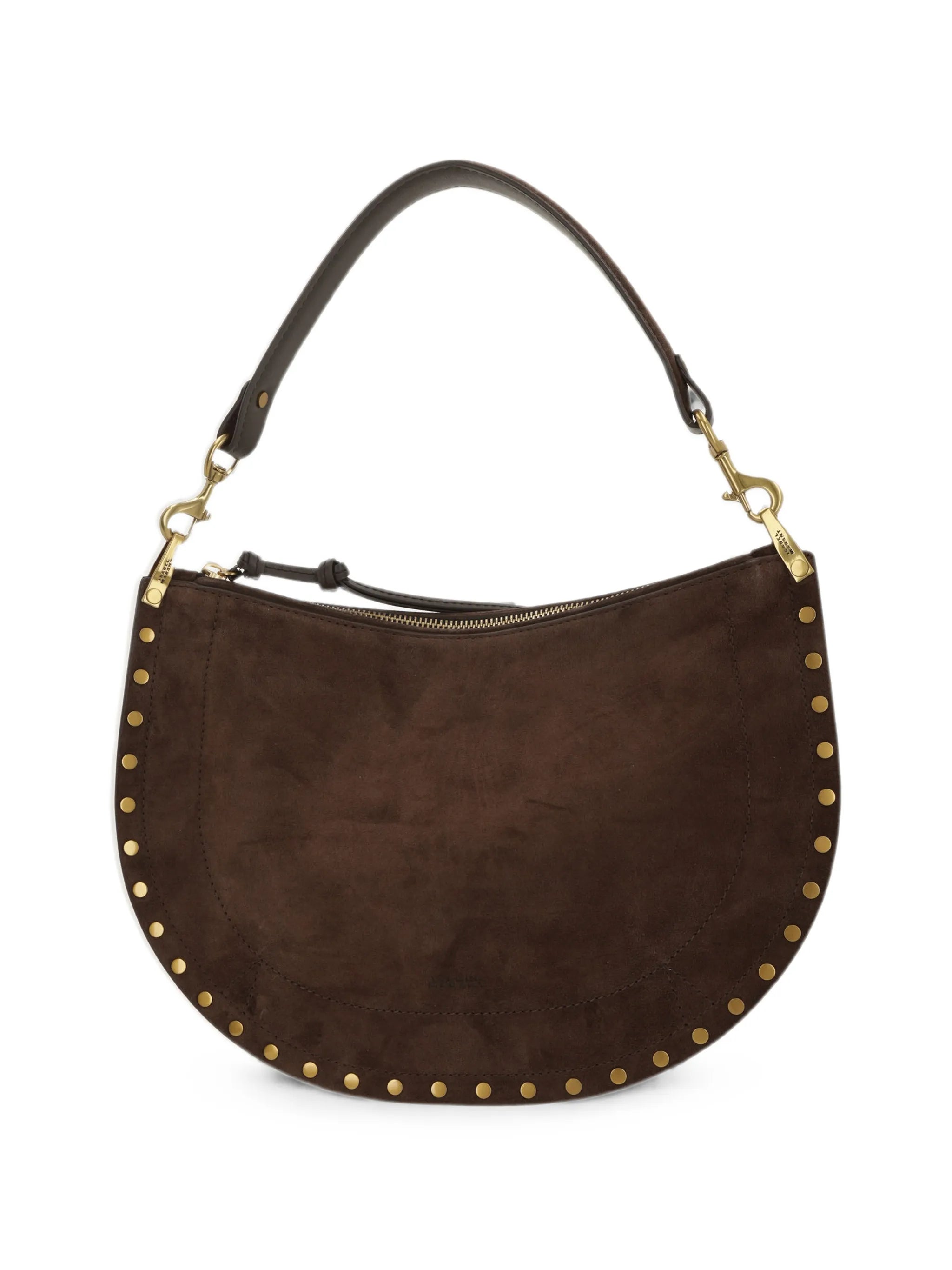 Isabel Marant Isabel Marant Oskan Stud-embellished Suede Shoulder Bag